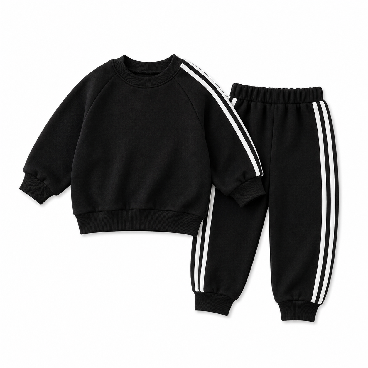 (Pre Order 2 Weeks)Unisex Fall Solid Color Sweatshirt Set