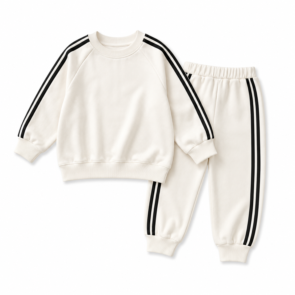 (Pre Order 2 Weeks)Unisex Fall Solid Color Sweatshirt Set