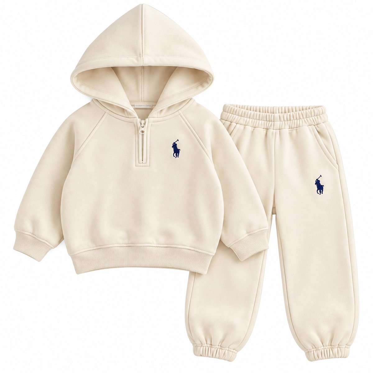 (Pre Order 2 Weeks)Kids Half-Zip Hoodie & Jogger Set