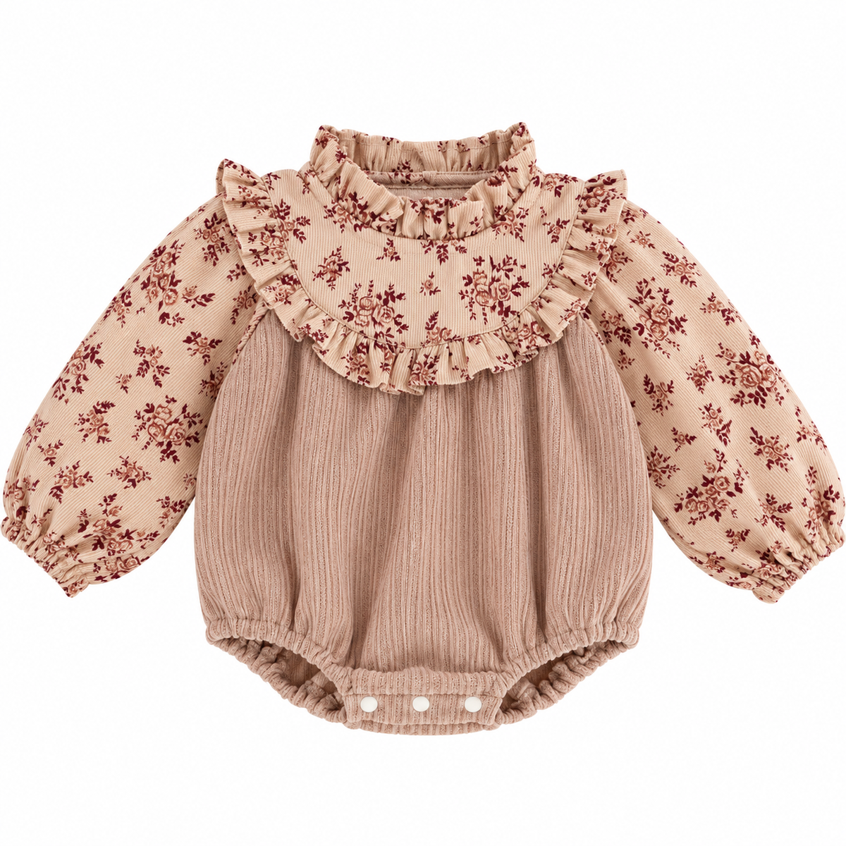 (Pre Order 2 Weeks)Toddler Girls Fall Floral Romper