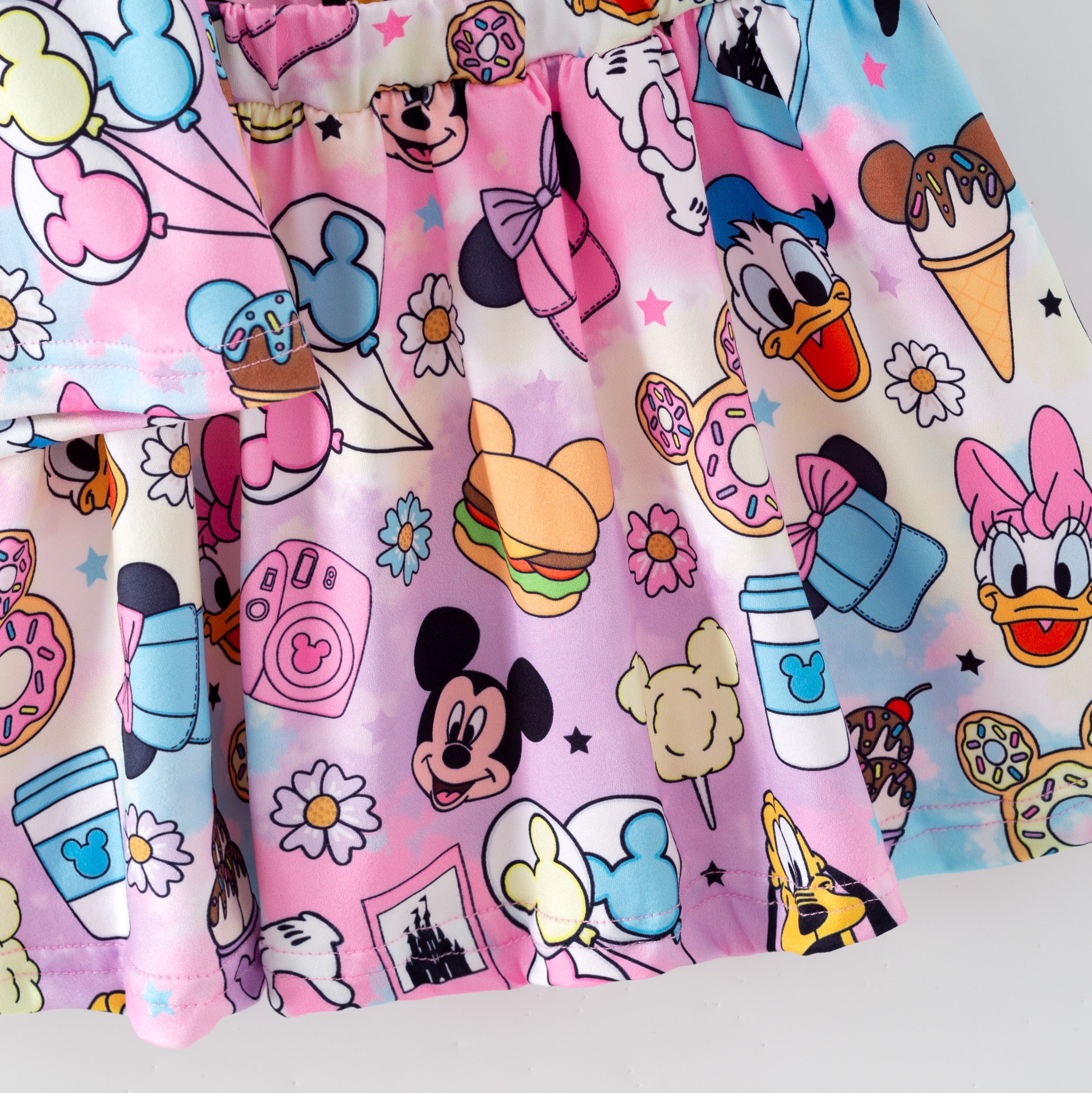 （Pre Order,Prepack Zone）Girls Spring&Summer Print Skort Set（Mix Size）