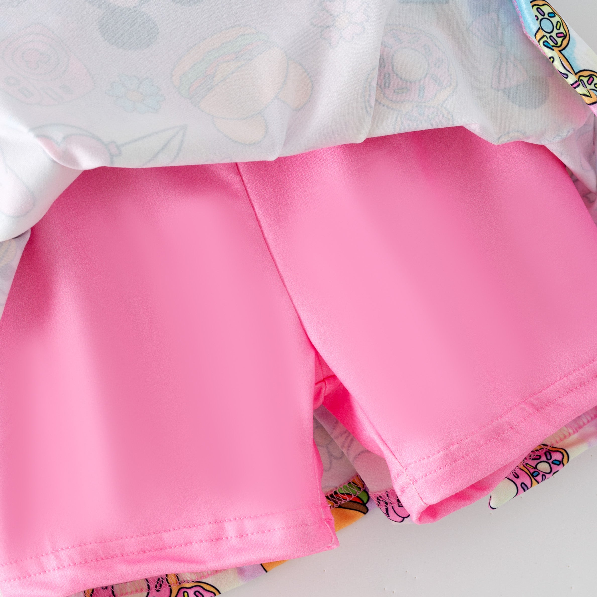 （Pre Order,Prepack Zone）Girls Spring&Summer Print Skort Set（Mix Size）