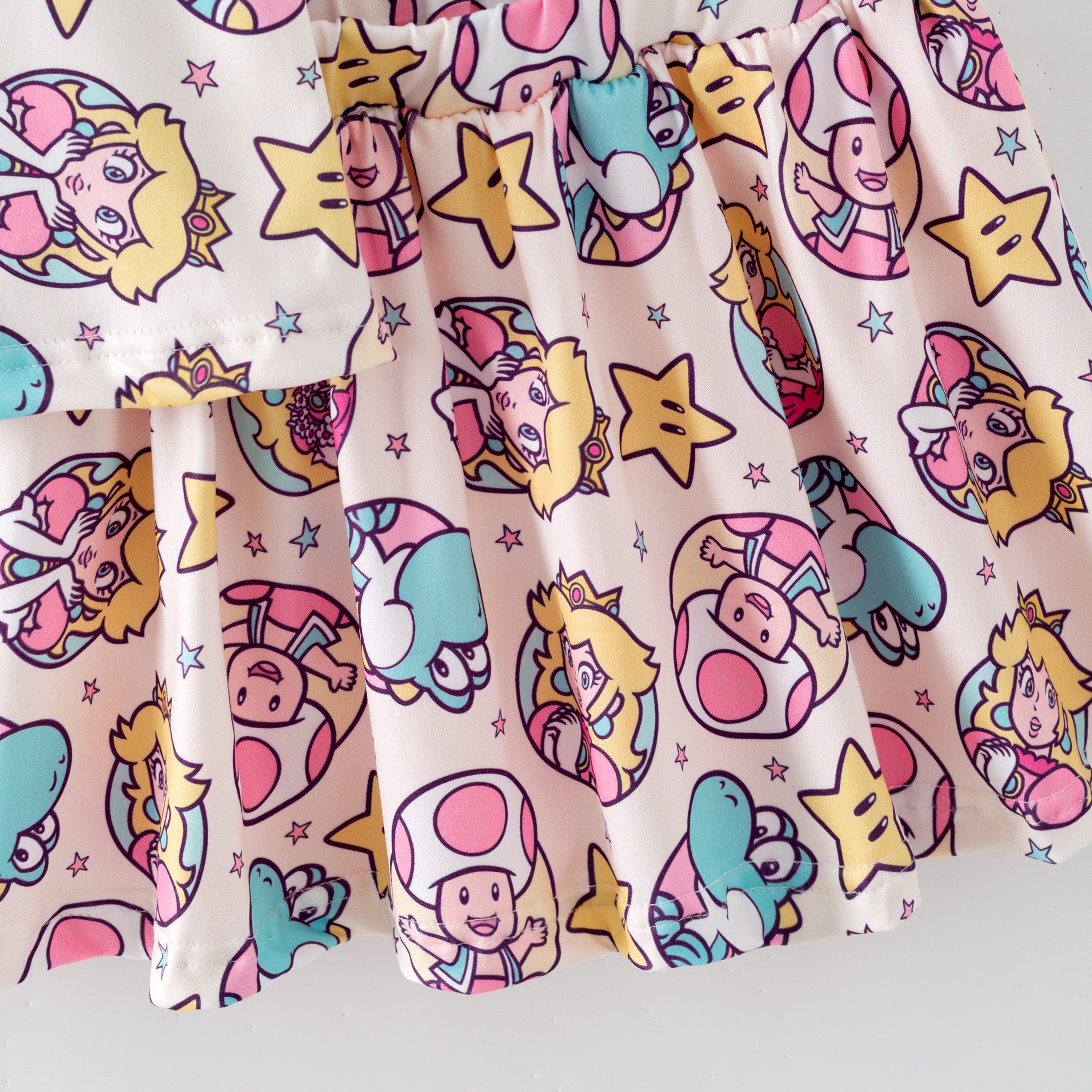 （Pre Order,Prepack Zone）Girls Spring&Summer Print Skort Set（Mix Size）