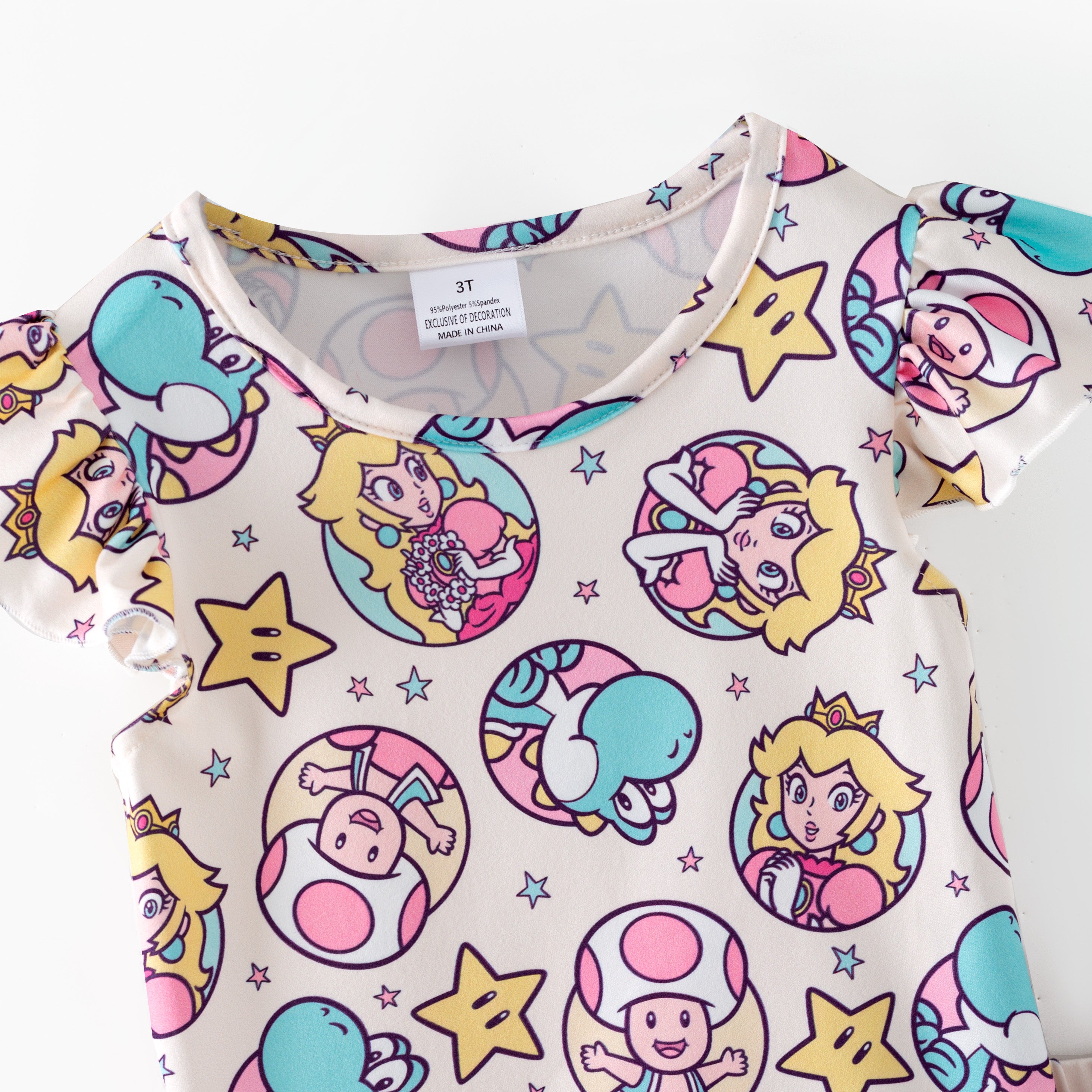 （Pre Order,Prepack Zone）Girls Spring&Summer Print Skort Set（Mix Size）