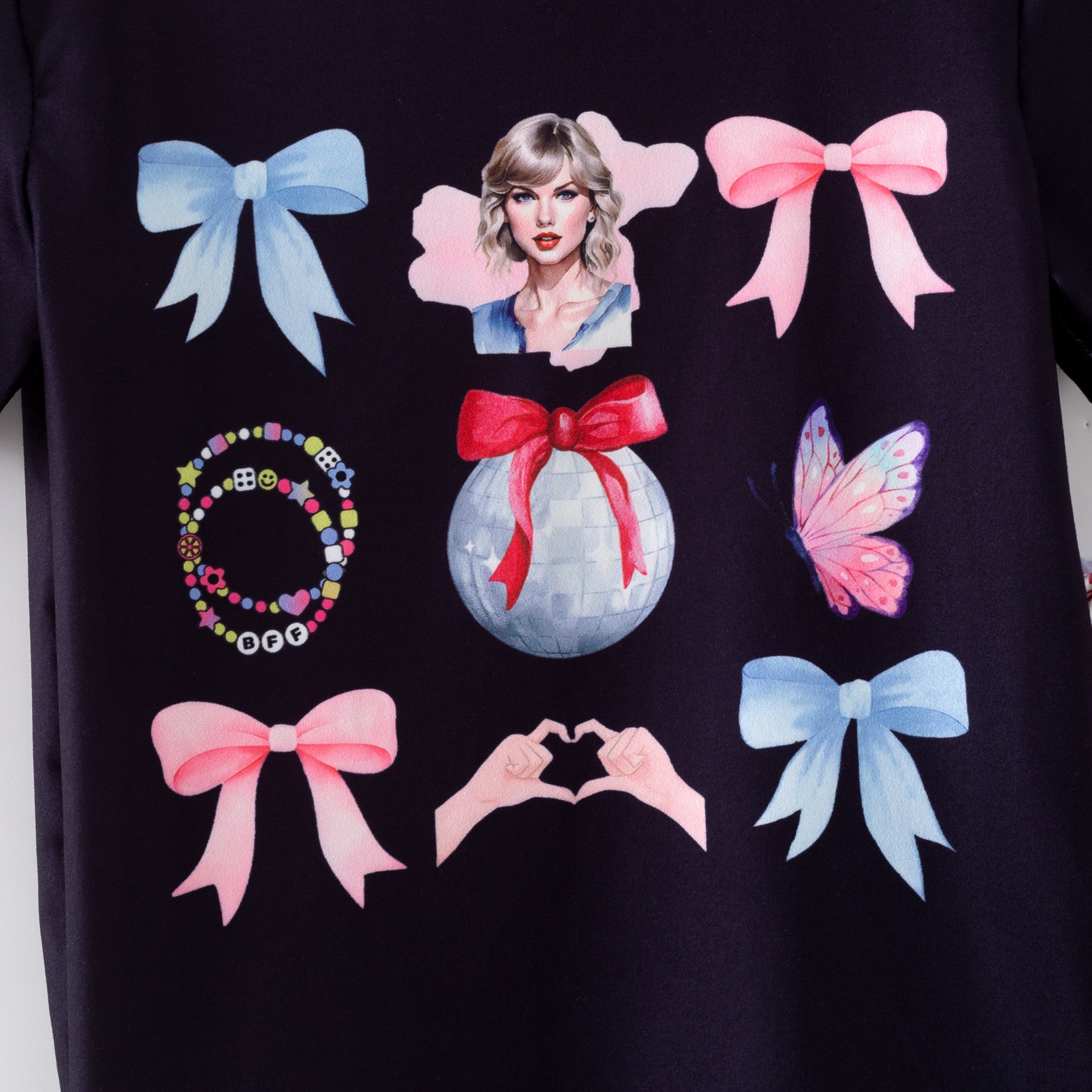 （Pre Order,MOQ10）Girls TS Print Outfit Set