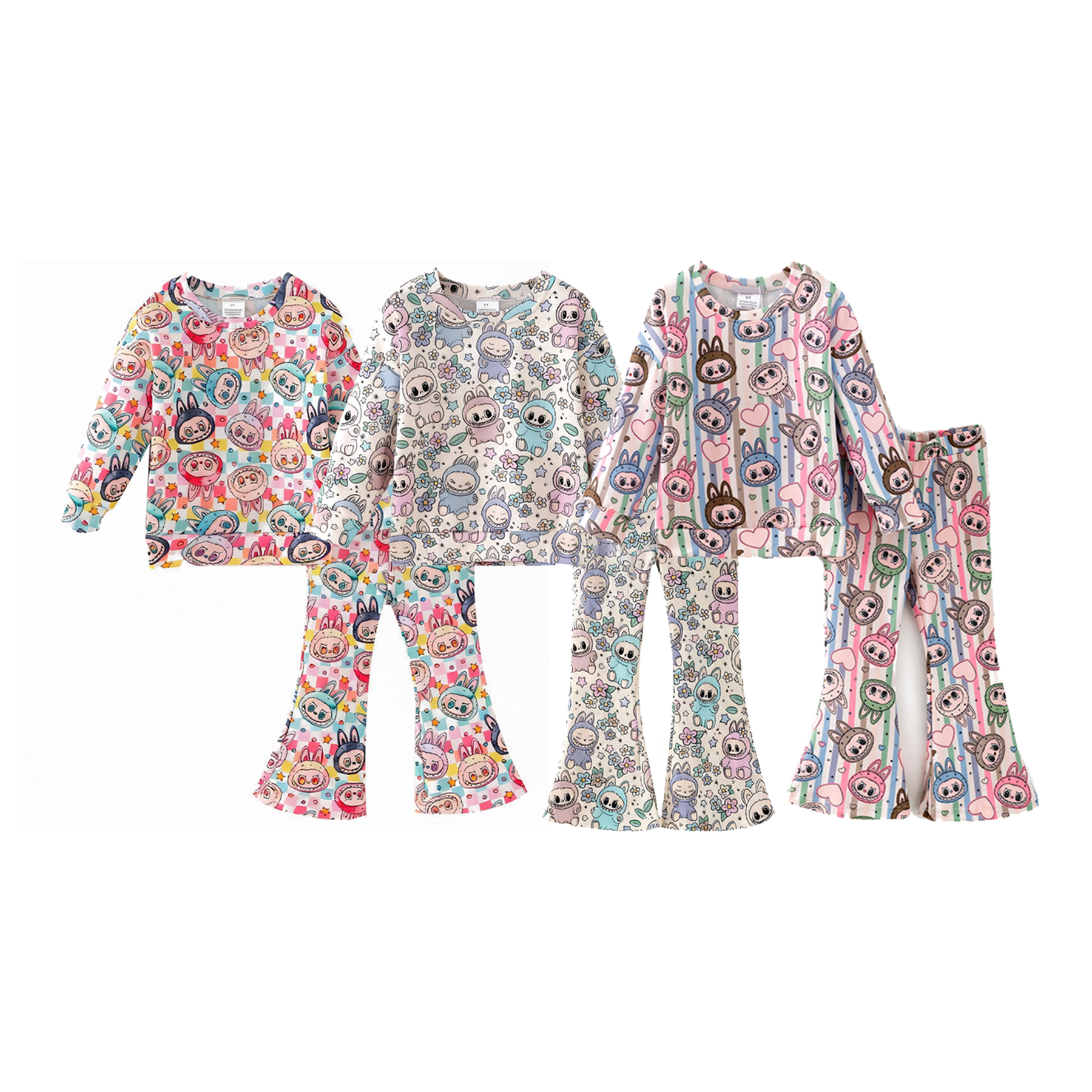 （Pre Order,Prepack Zone）Girls LBB Print Set（Mix Size）