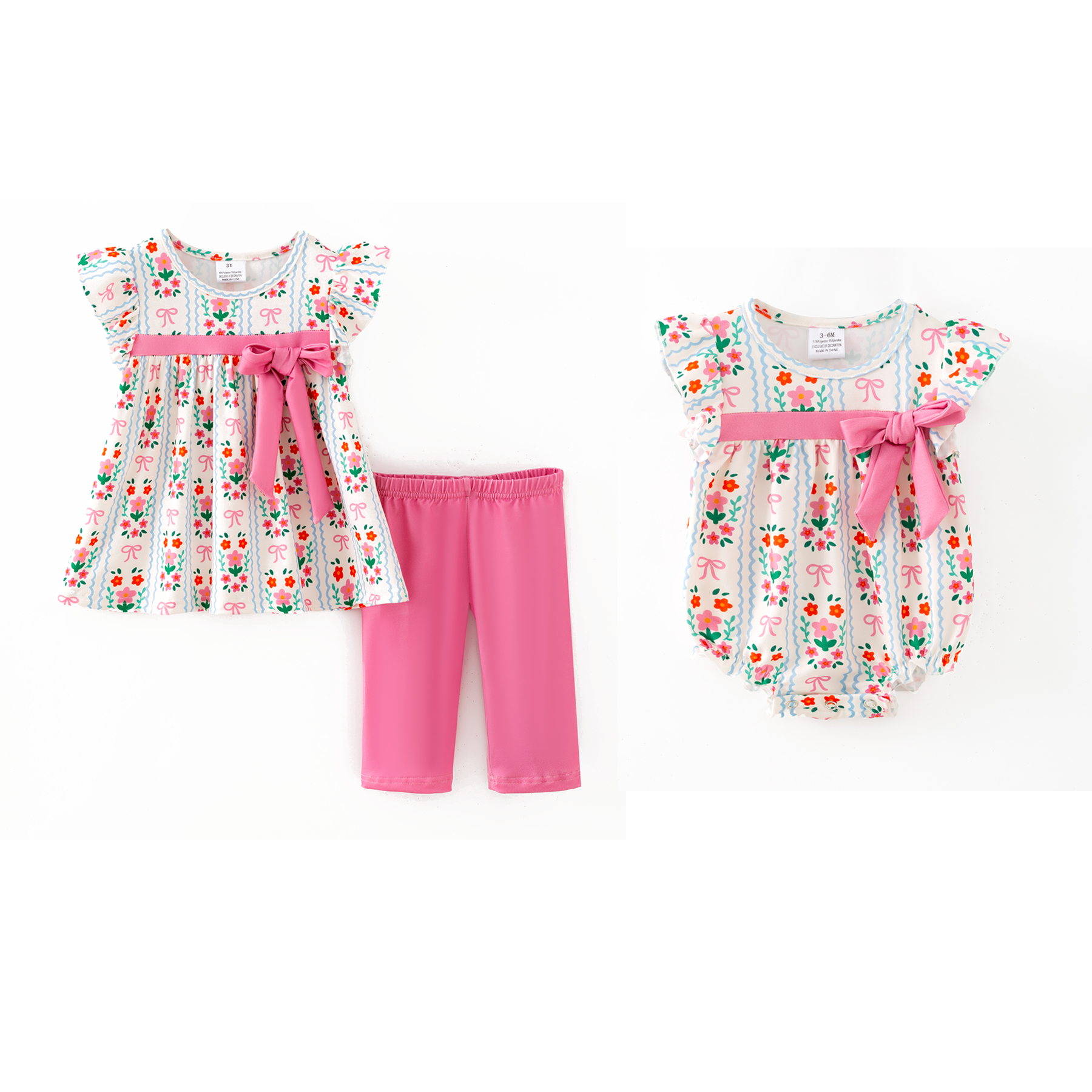（Pre Order,Prepack Zone）Family Floral Print Set&Romper（Mix Size）