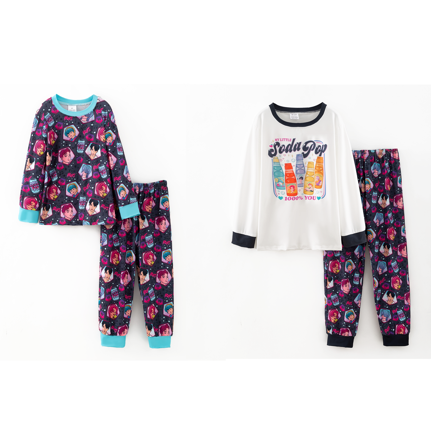（Pre Order,Prepack Zone）Boys Movie Character Print Pajamas（Mix Size）