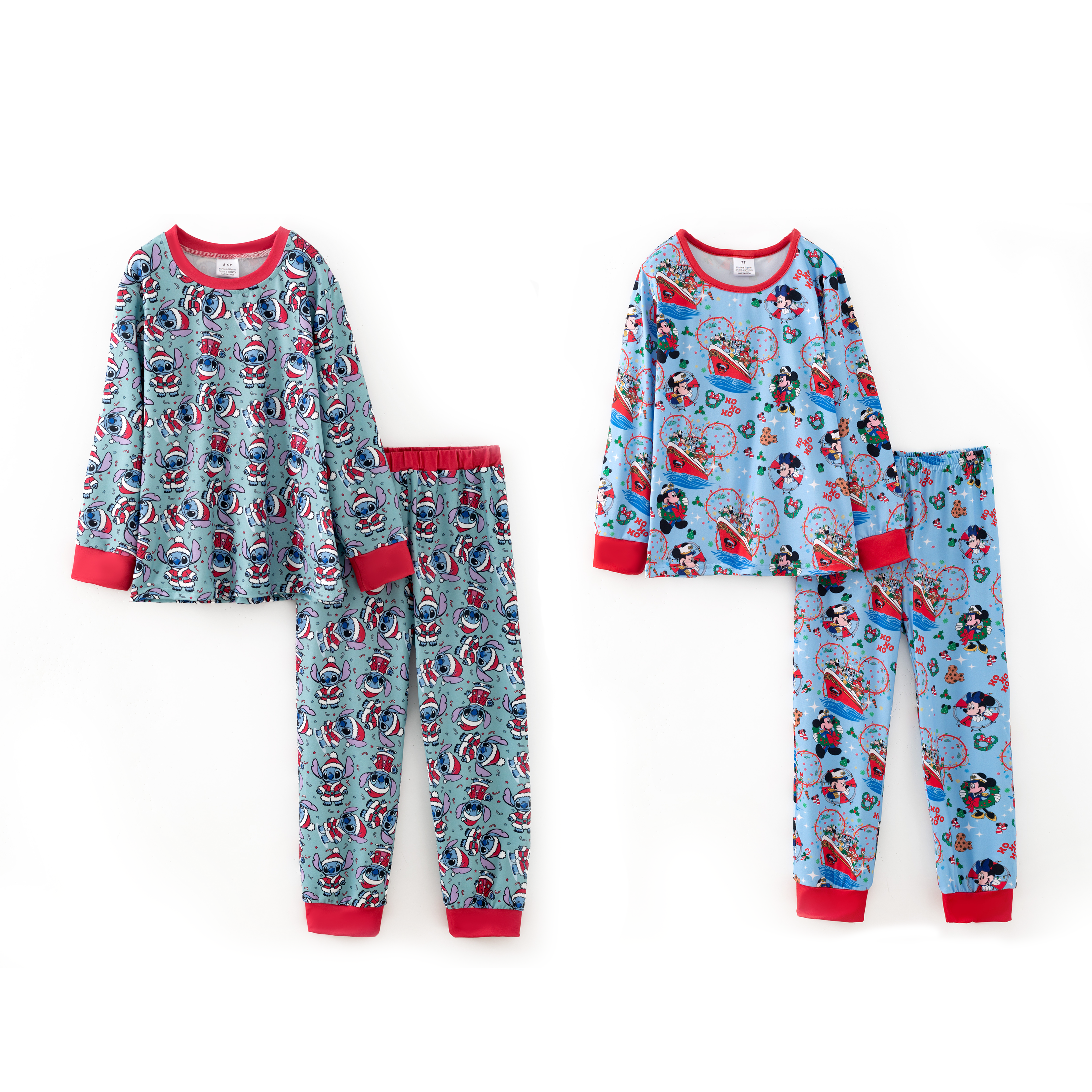 （Pre Order,Prepack Zone）Family Christmas Cartoon Print Pajamas（Mix Size）
