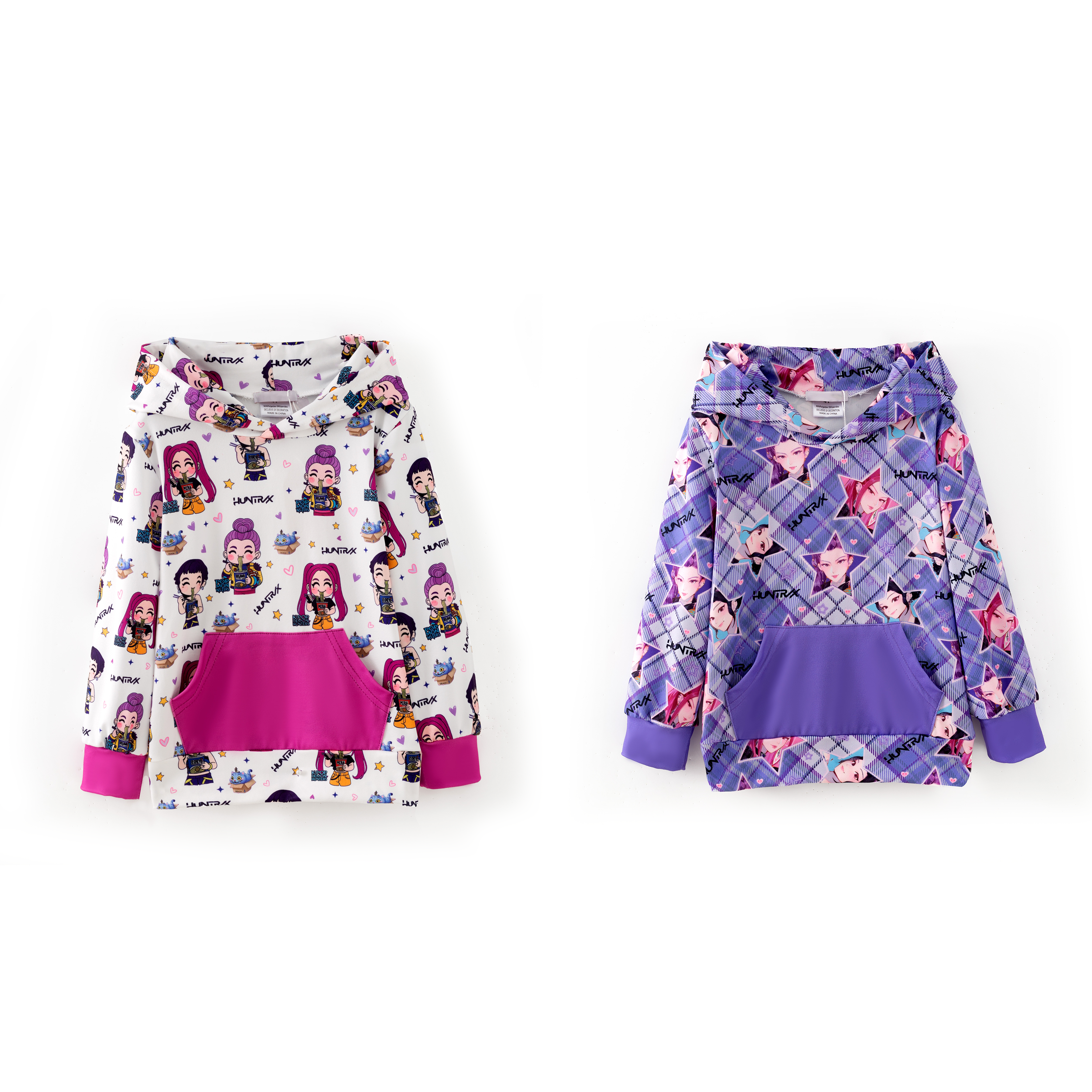 （Pre Order,Prepack Zone）Girls Movie Character Print Hoodie（Mix Size）