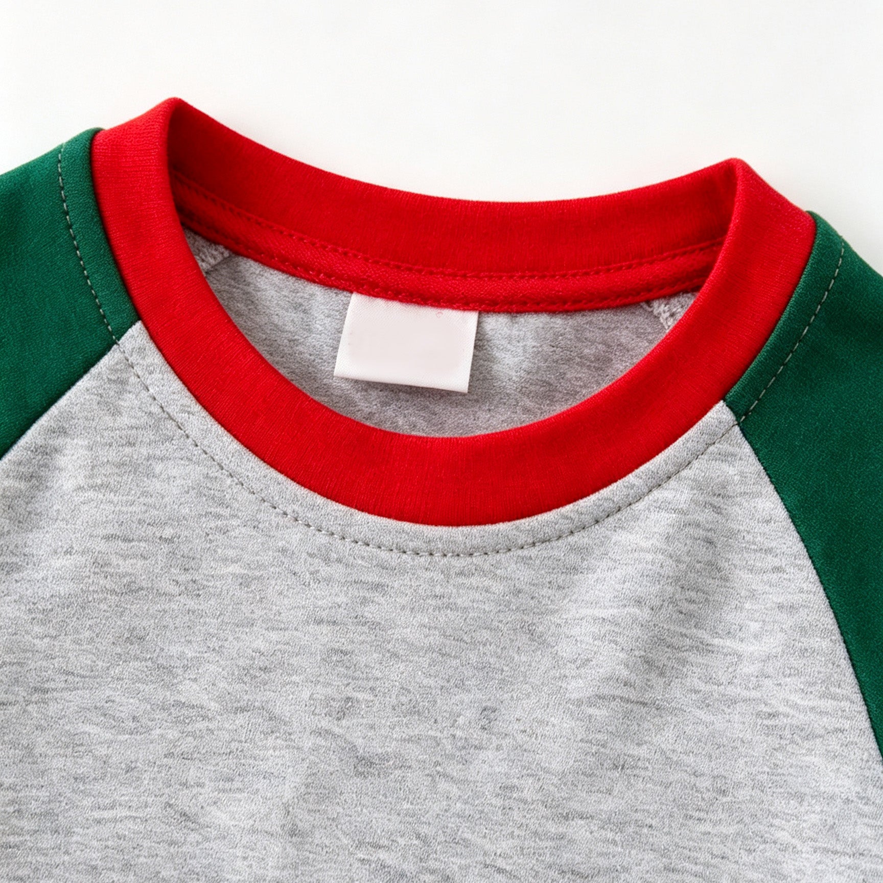 （In Stock）Toddler Boys Christmas Applique Cotton Romper