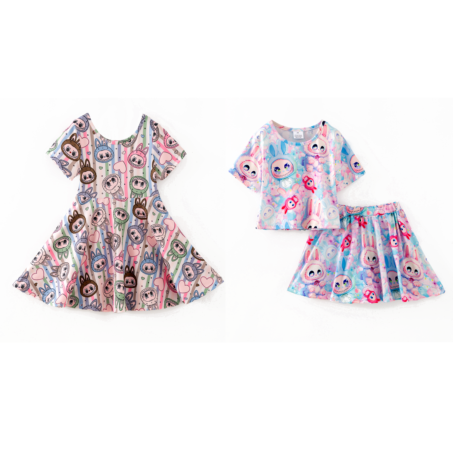 （Pre Order,Prepack Zone）Girls LBB Print Dress&Set（Mix Size）