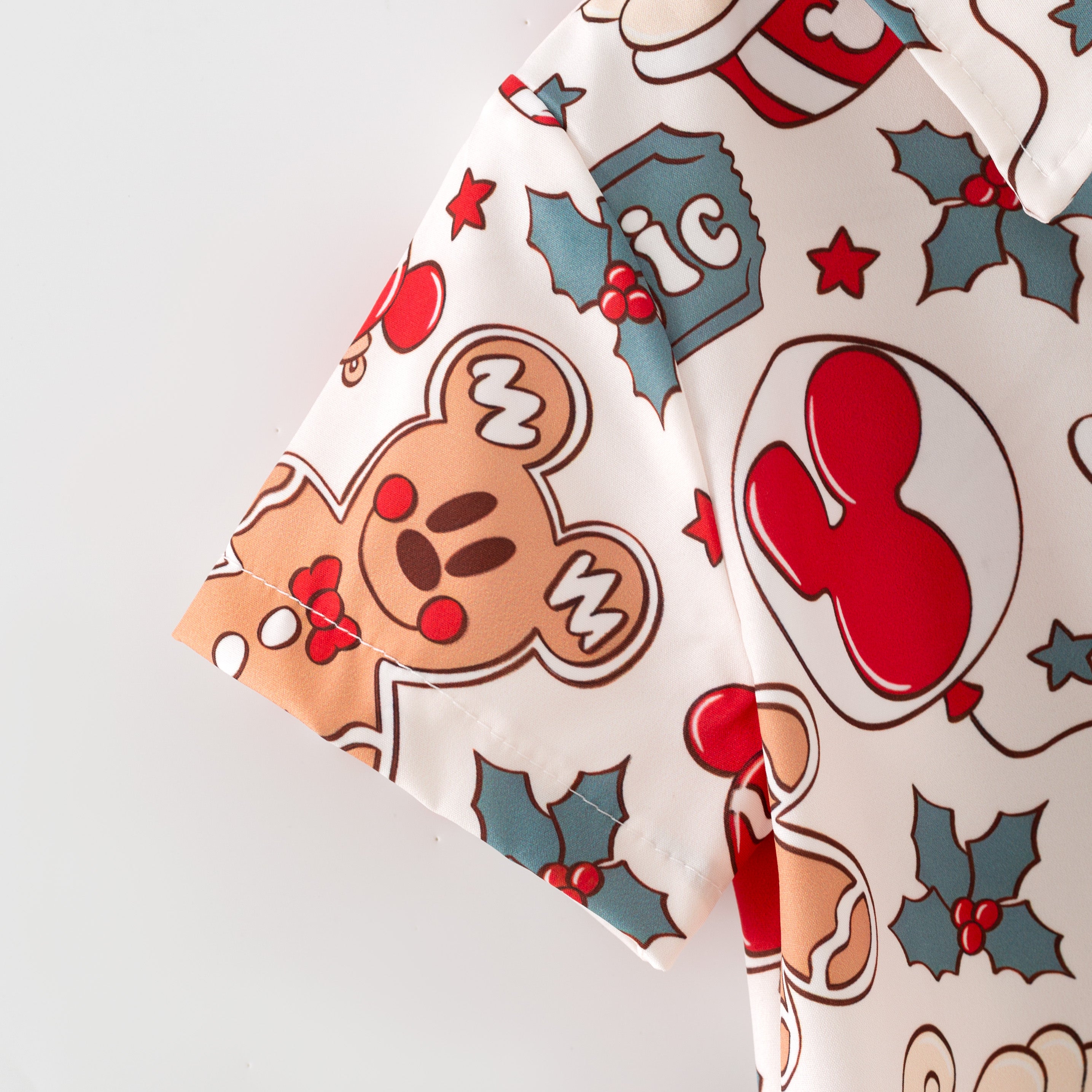 （Pre Order,Prepack Zone）Boys Christmas Print Shirt（Mix Size）