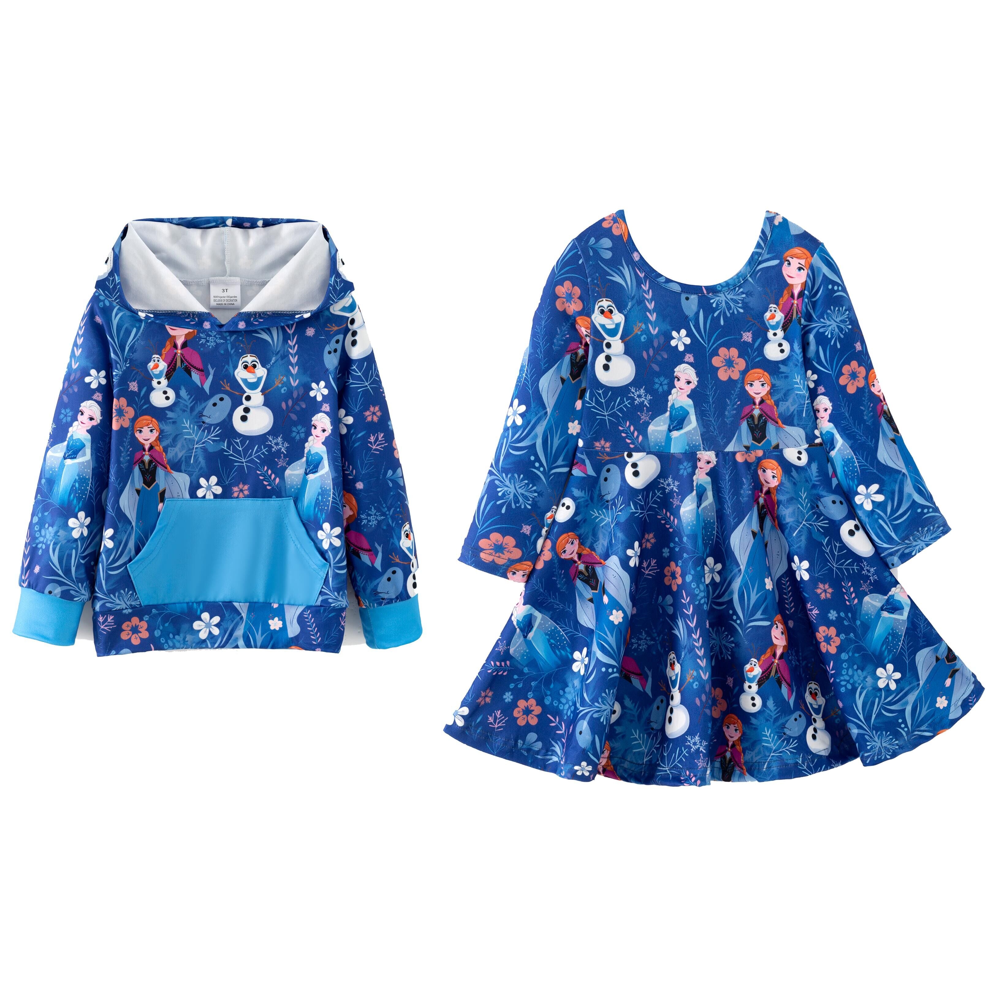 （Pre Order,Prepack Zone）Girls Princess Print Top&Dress（Mix Size）