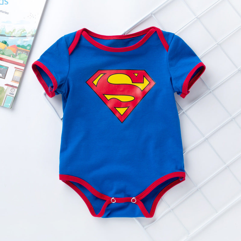 （In Production）Toddler Boys Spring&Summer Superman Print Romper