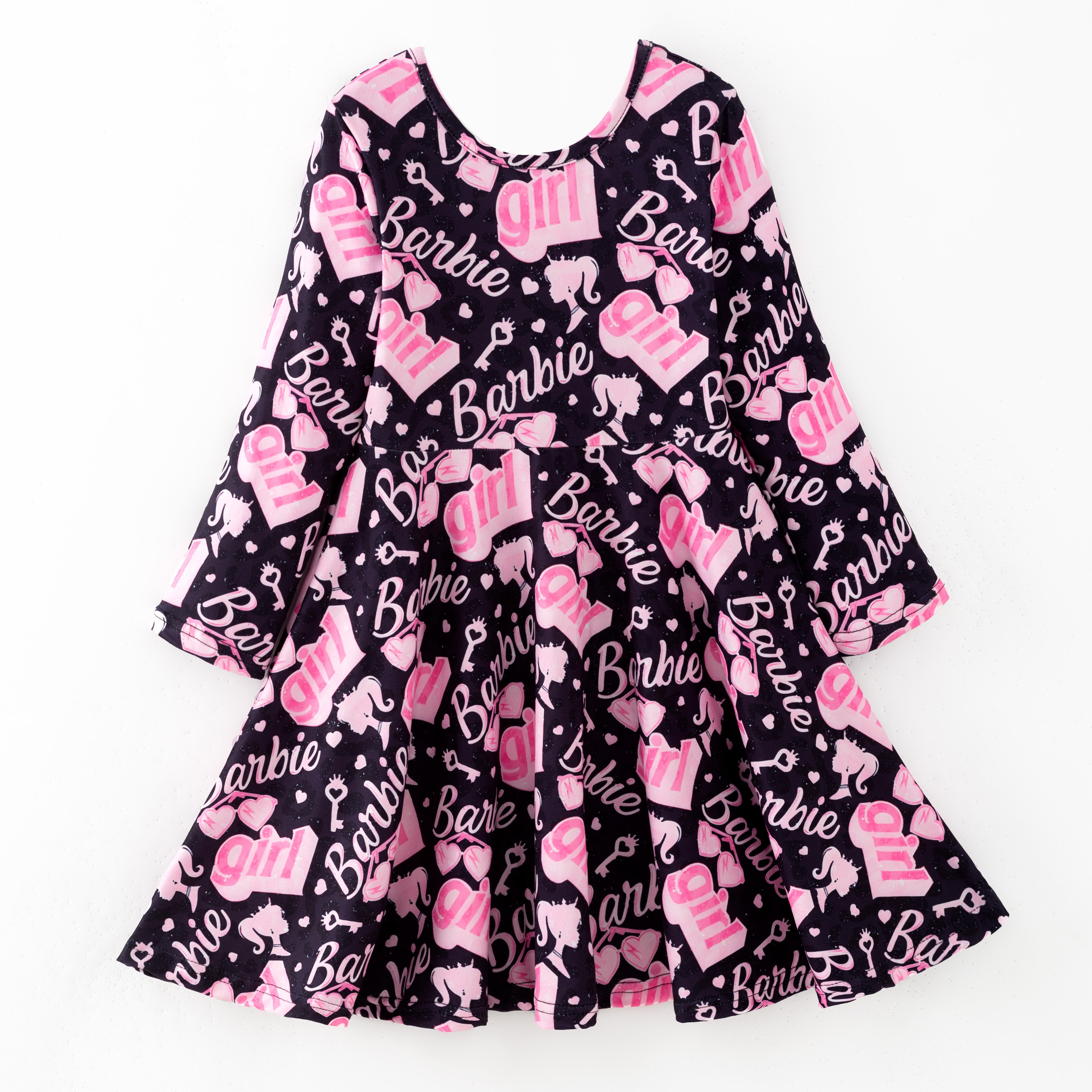 （Pre Order,Prepack Zone）Girls Barbie Print Dress（Mix Size）