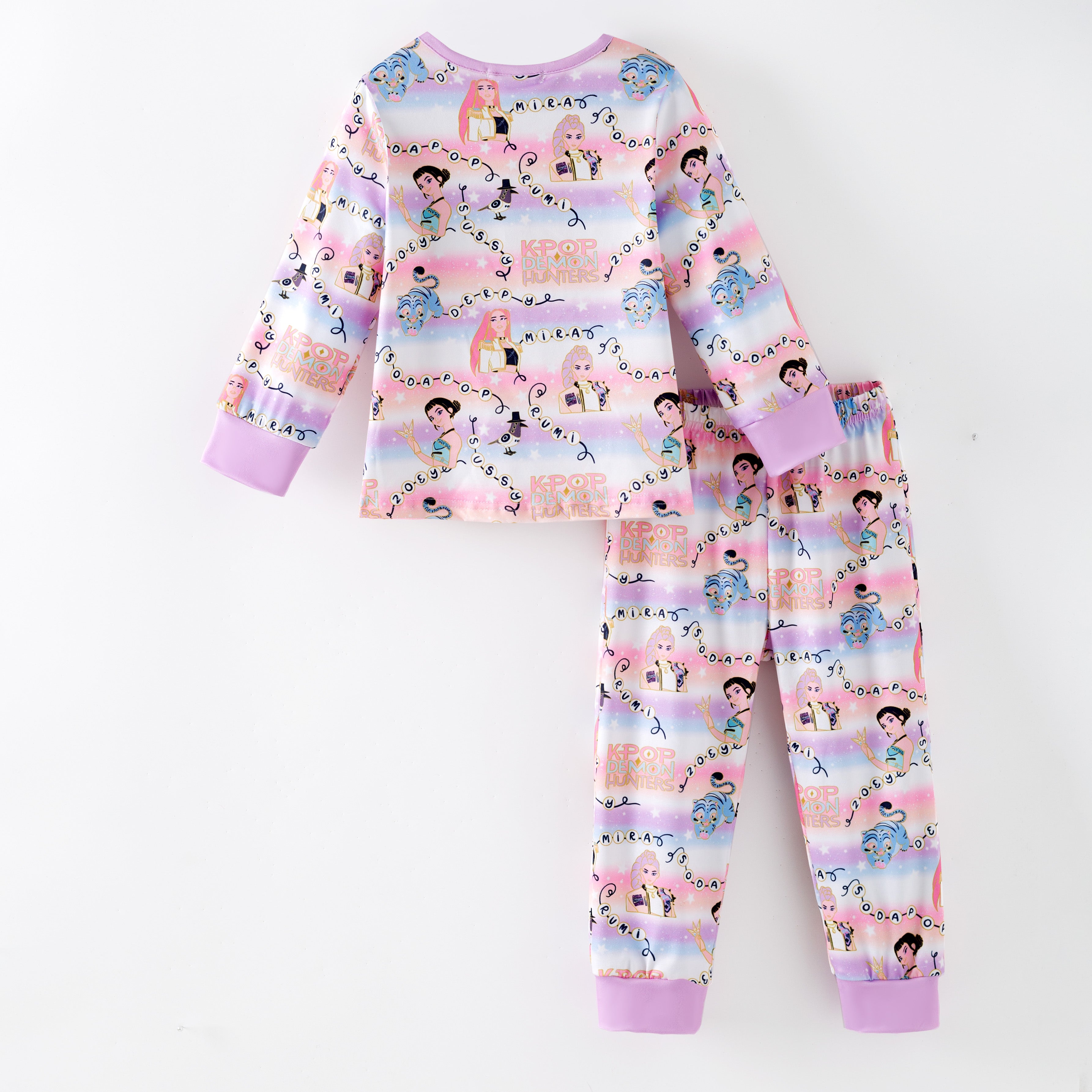 （Pre Order,Prepack Zone）Girls Movie Character Print Pajamas（Mix Size）