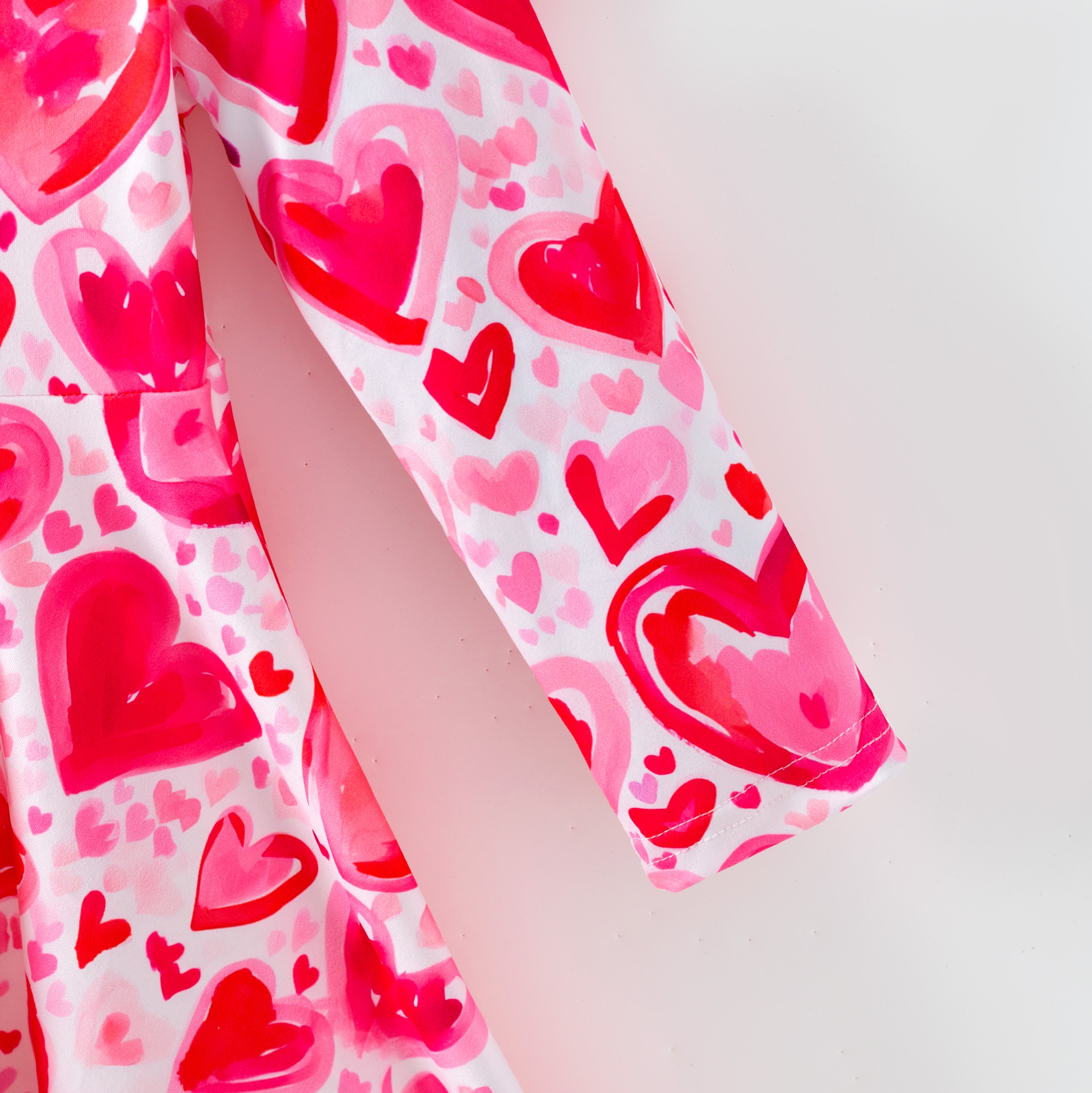 （Pre Order,Prepack Zone）Girls Valentine's Day Print Dress（Mix Size）
