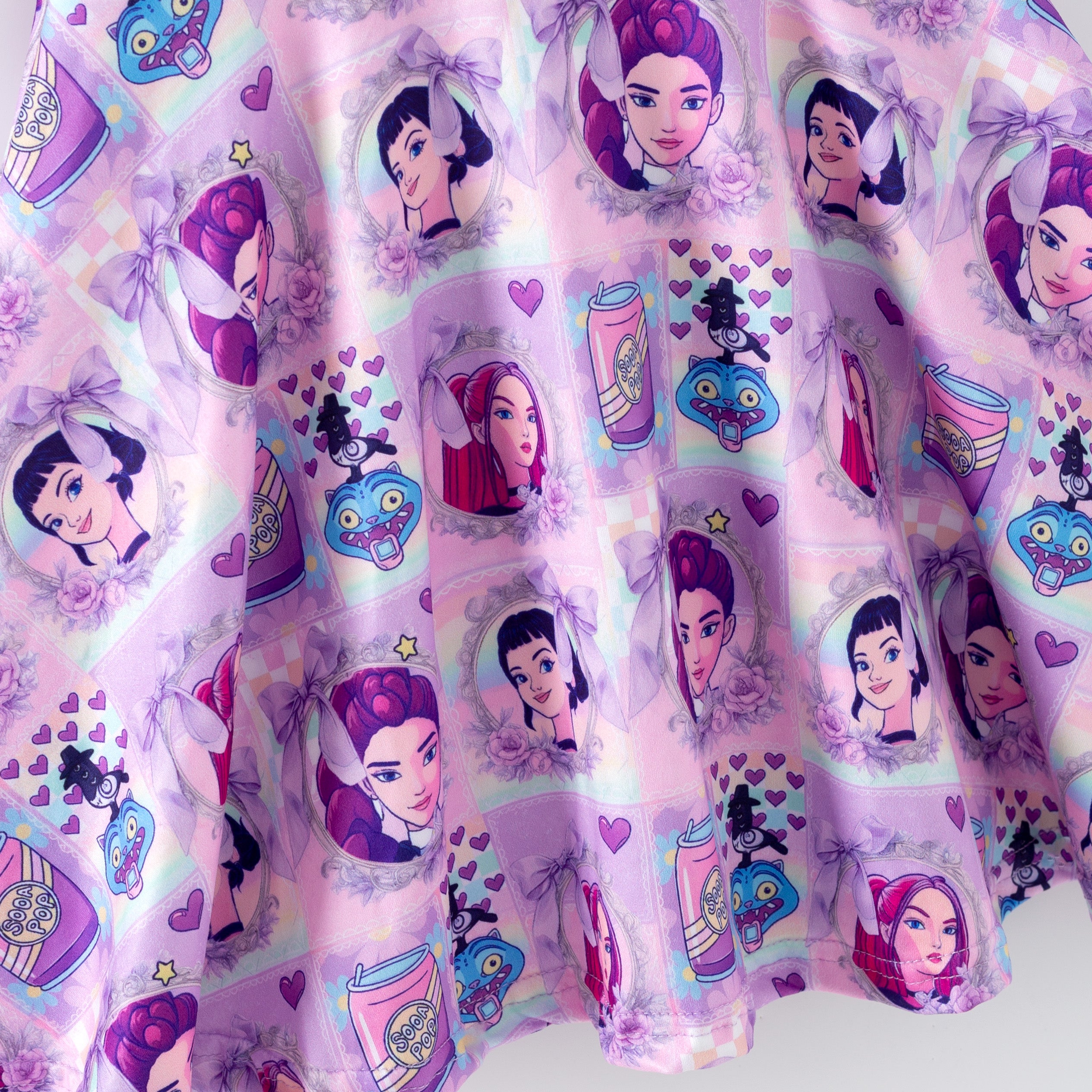 （Pre Order,Prepack Zone）Girls Movie Character Print Dress（Mix Size）