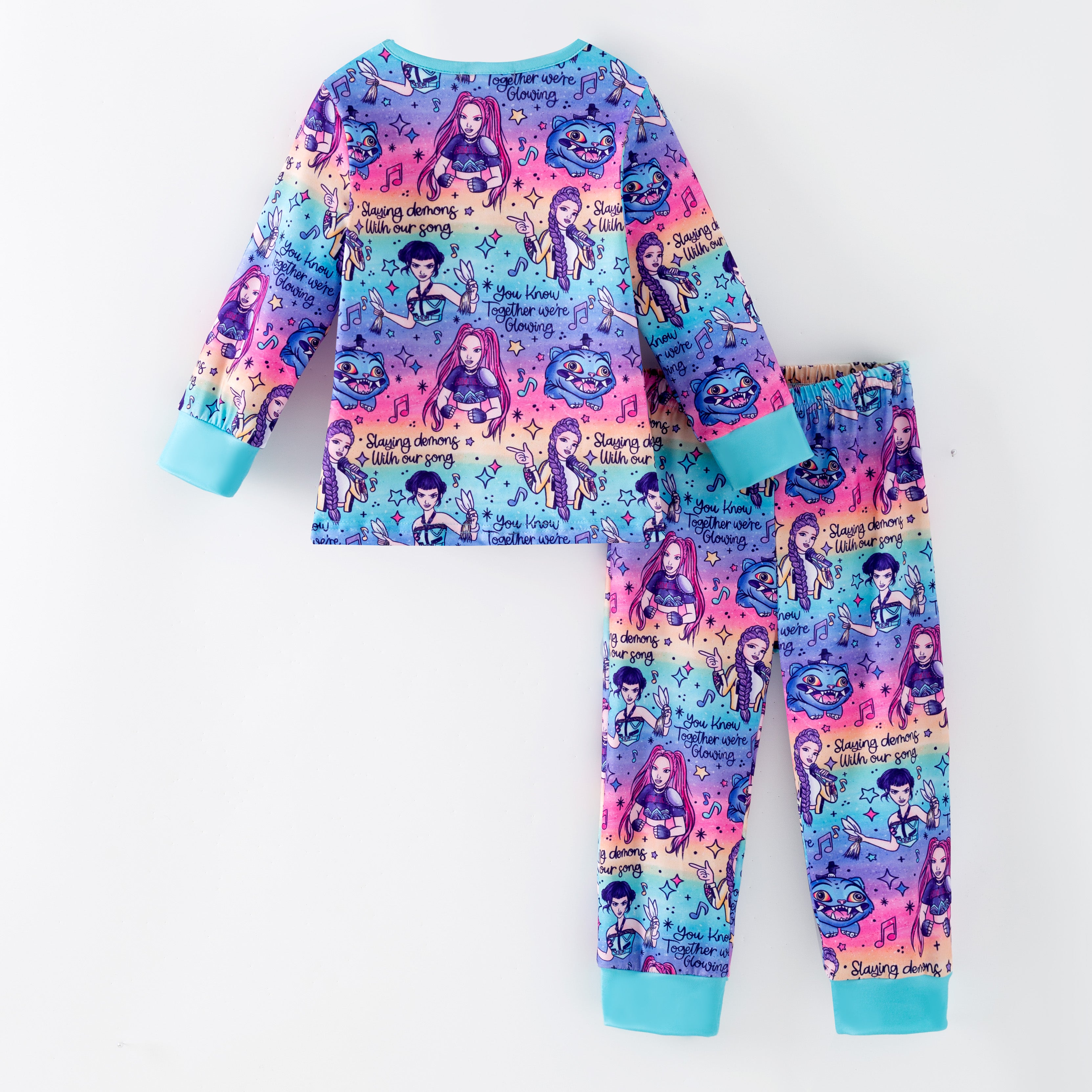 （Pre Order,Prepack Zone）Girls Movie Character Print Pajamas（Mix Size）