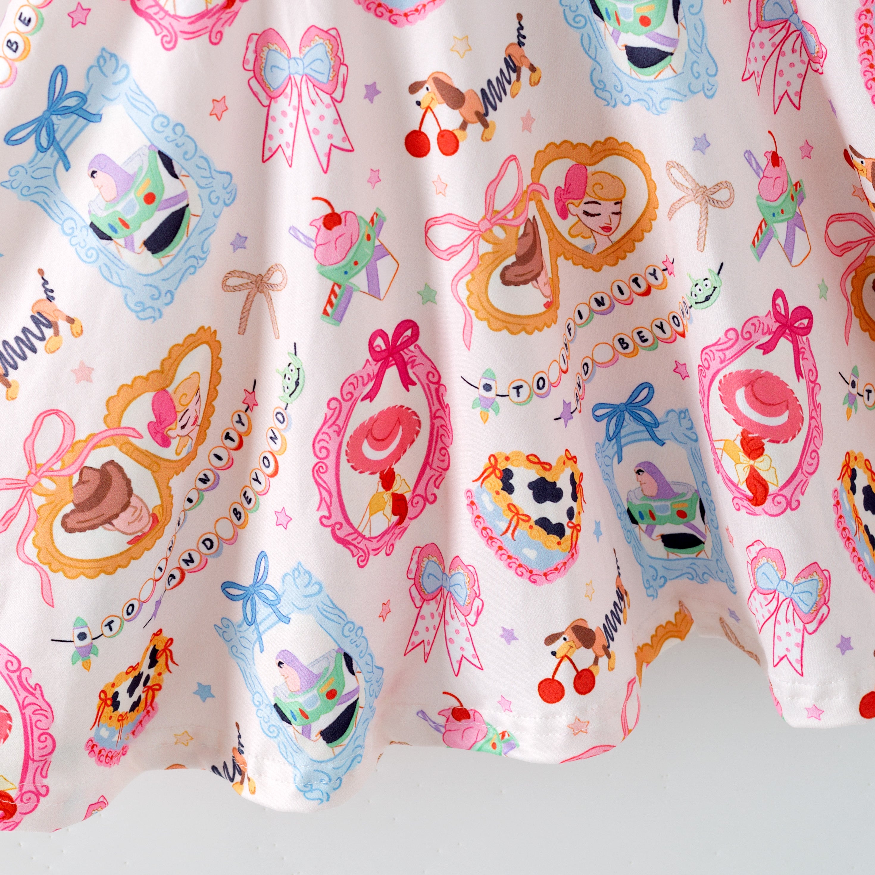 （Pre Order,Prepack Zone）Girls Spring&Summer Cartoon Print Dress（Mix Size）