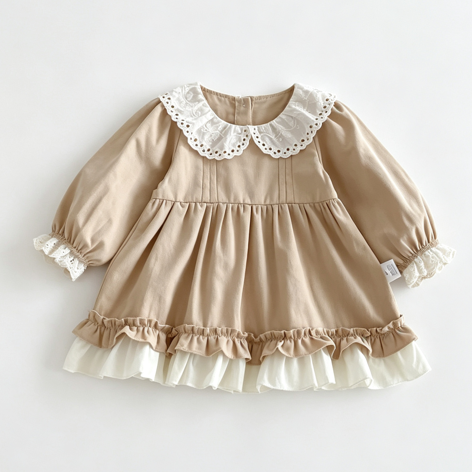 （Pre Order 2 Weeks）Girls Fall Ruffle Dress