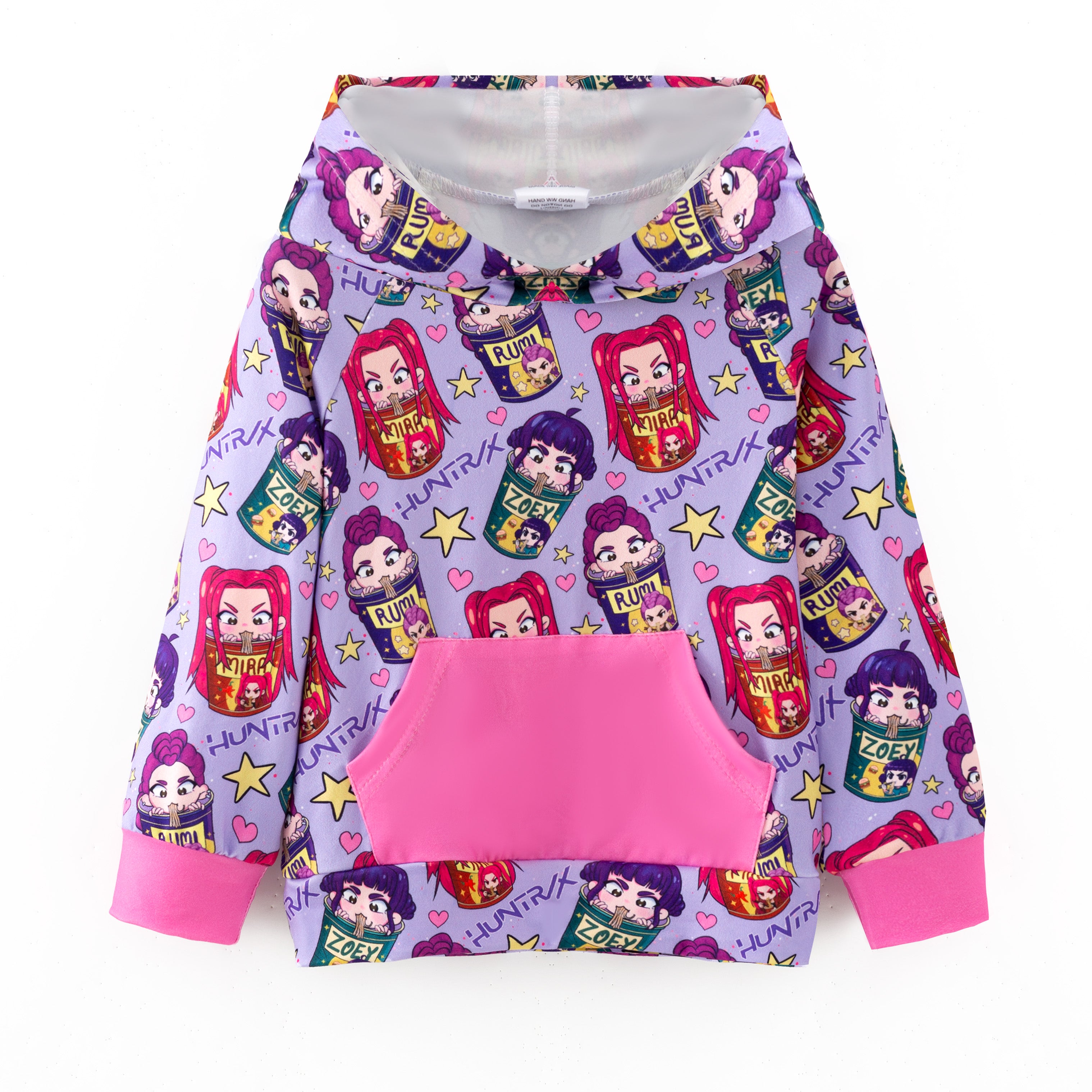 （Pre Order,Prepack Zone）Girls Movie Character Print Hoodie（Mix Size）