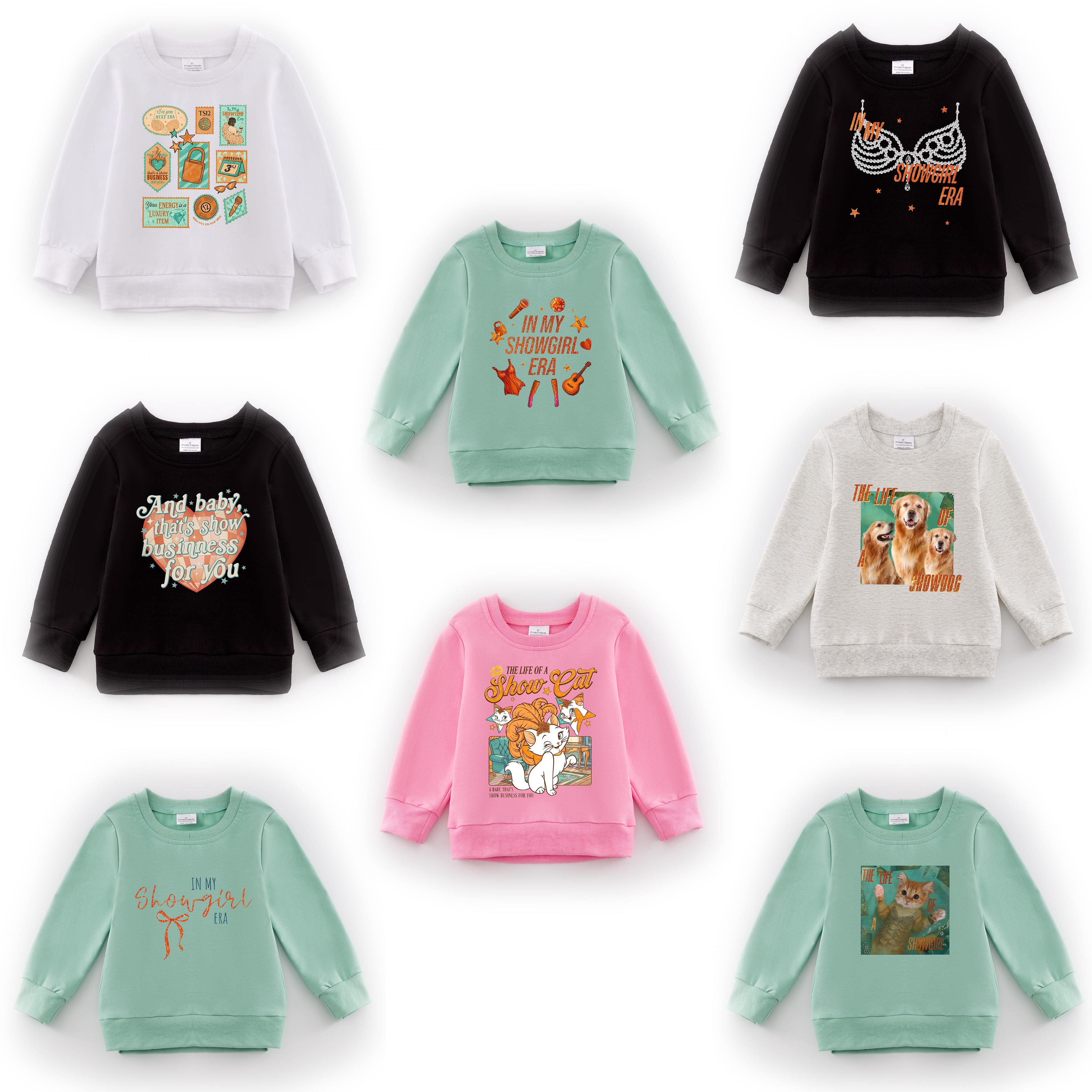 （Pre Order）Girls TS Print Cotton Sweatshirt
