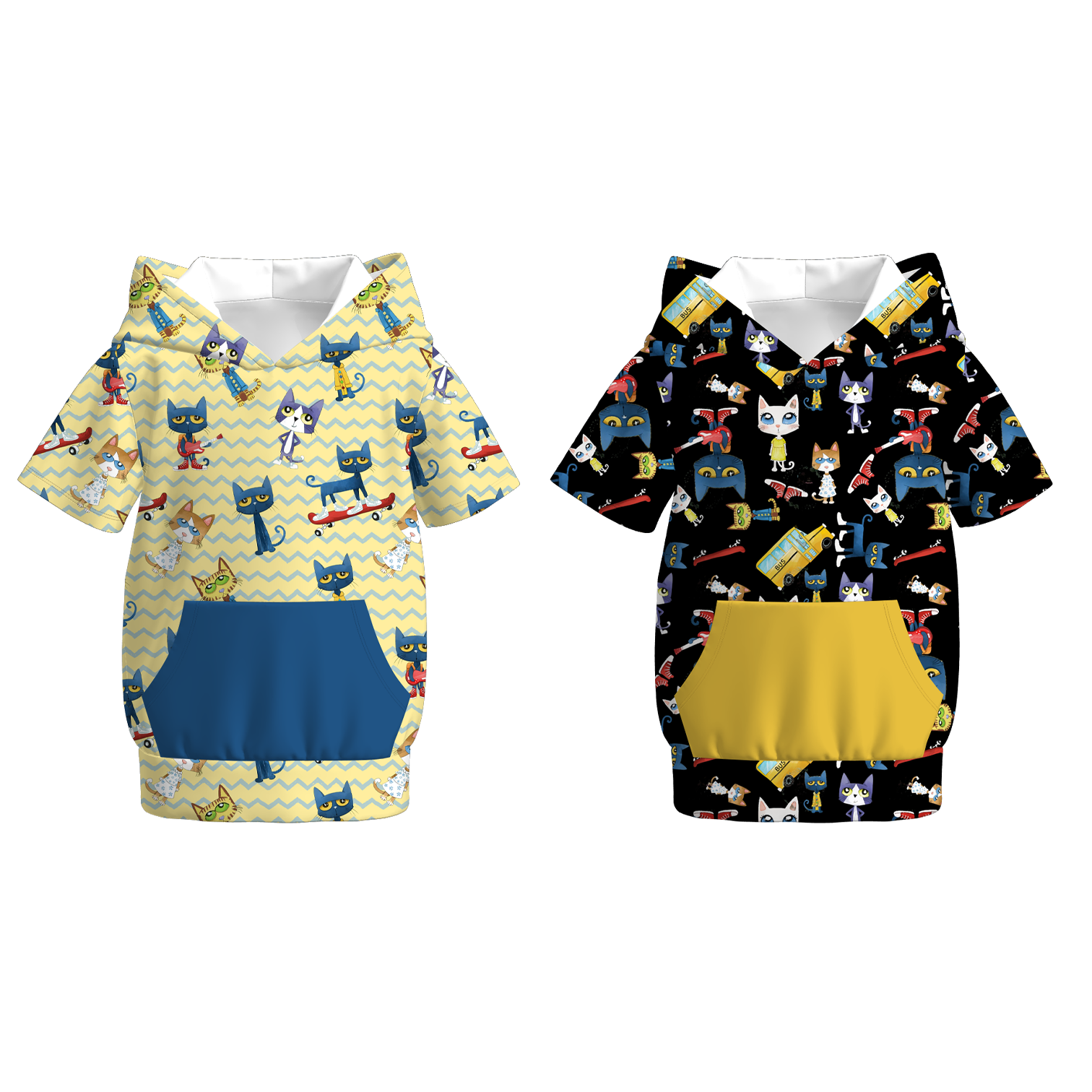 （Pre Order）Boys Fall Cartoon Print Hoddie