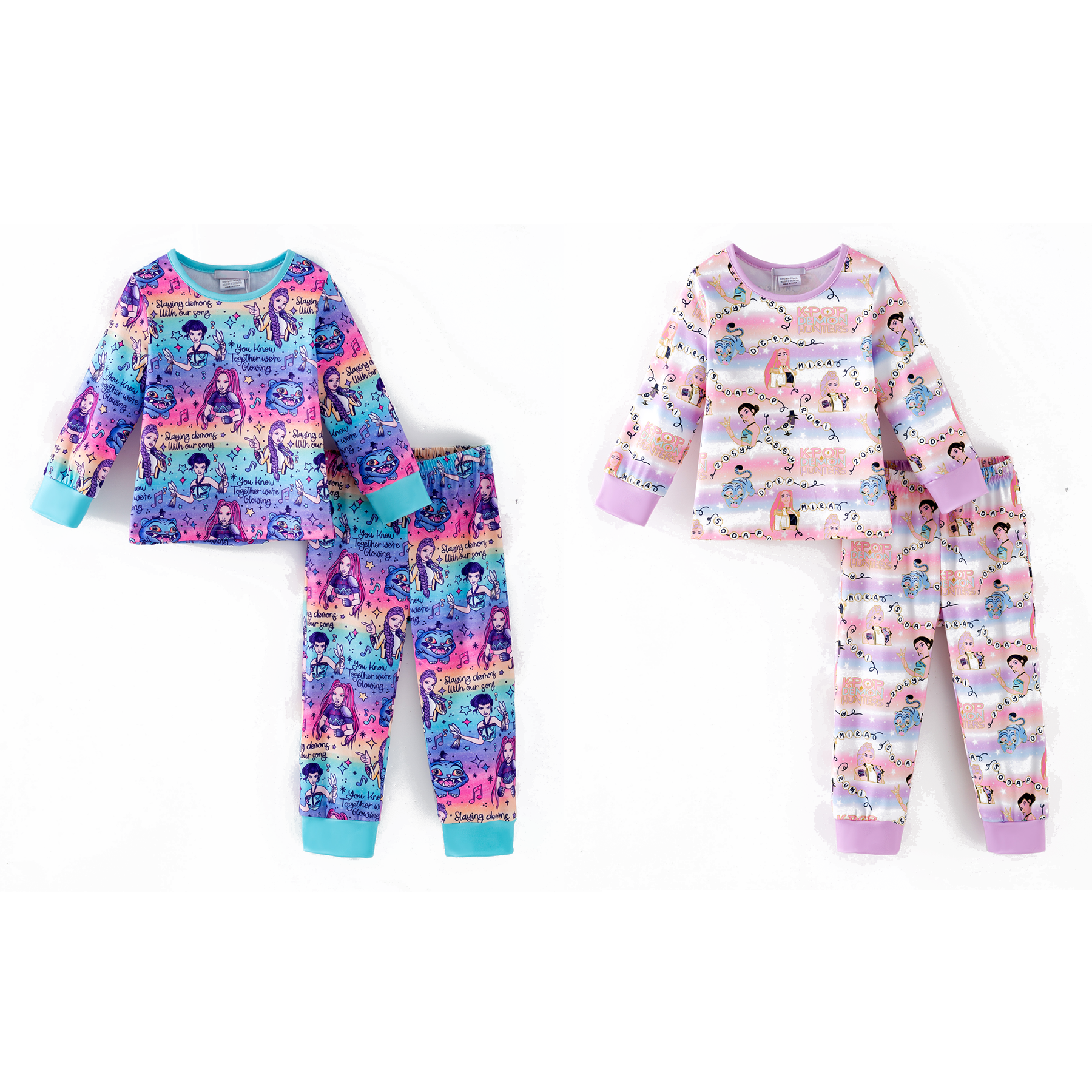 （Pre Order,Prepack Zone）Girls Movie Character Print Pajamas（Mix Size）