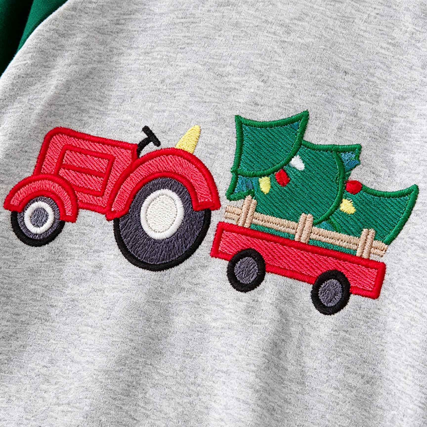 （In Stock）Boys Christmas Applique Cotton Top