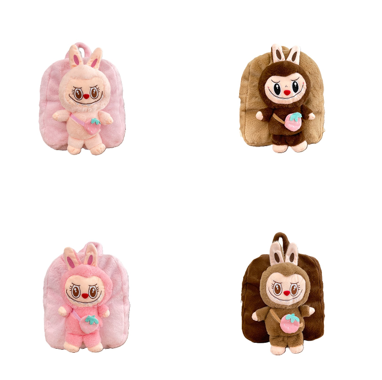 （Pre Order）Kids Cartoon Plush Backpack