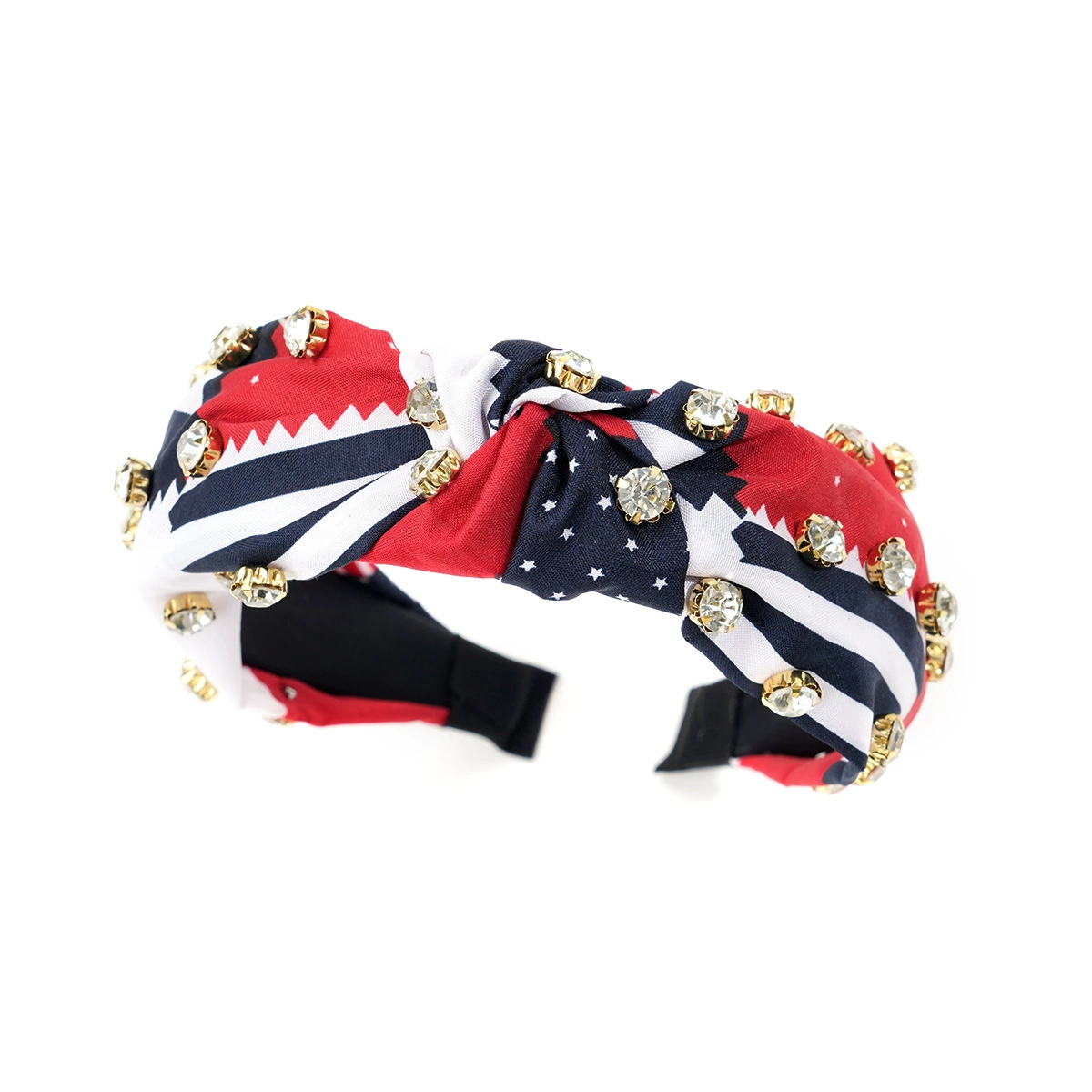 （Pre Order）Patriotic Stylish Rhinestone Headband