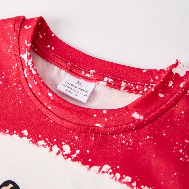 （In Stock）Boys Summer Back To School Print Red Top