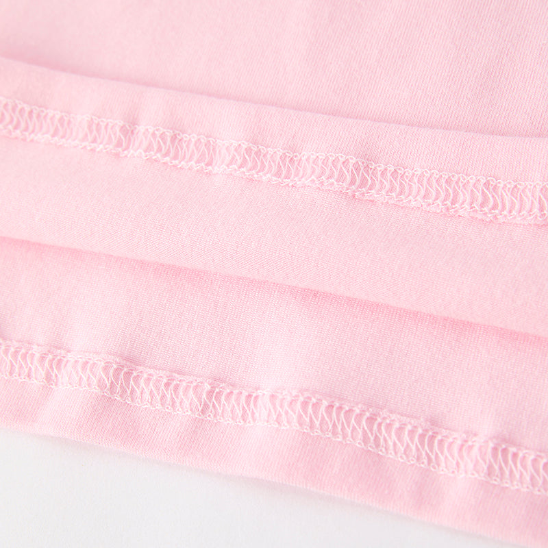 （In Stock）Girls Summer Back To School ABC Chenille Patches Top