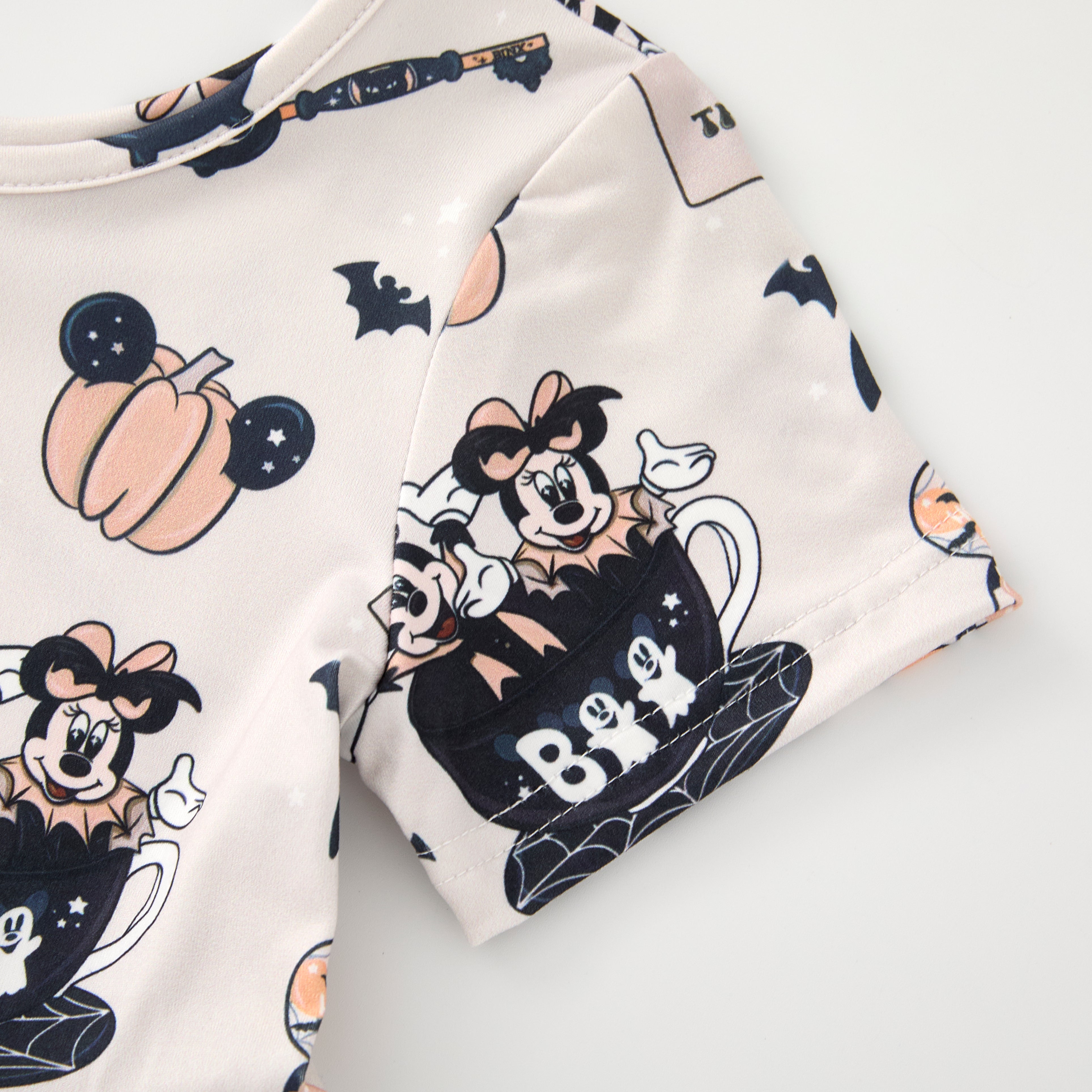 （Pre Order）Boys Halloween Cartoon Print T-shirt