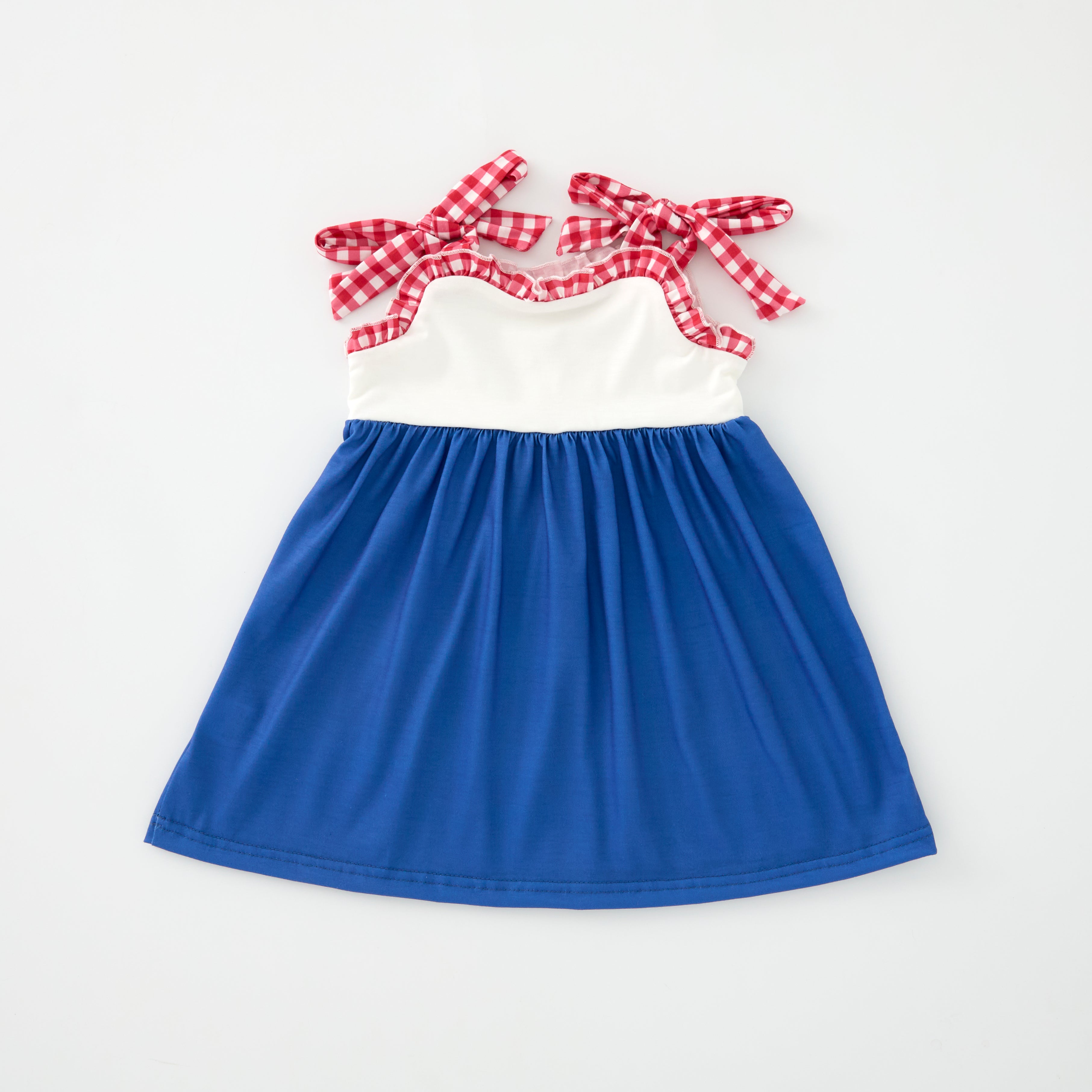 （Pre Order）Siblings Patriotic Embroidery Dress,Romper＆Set