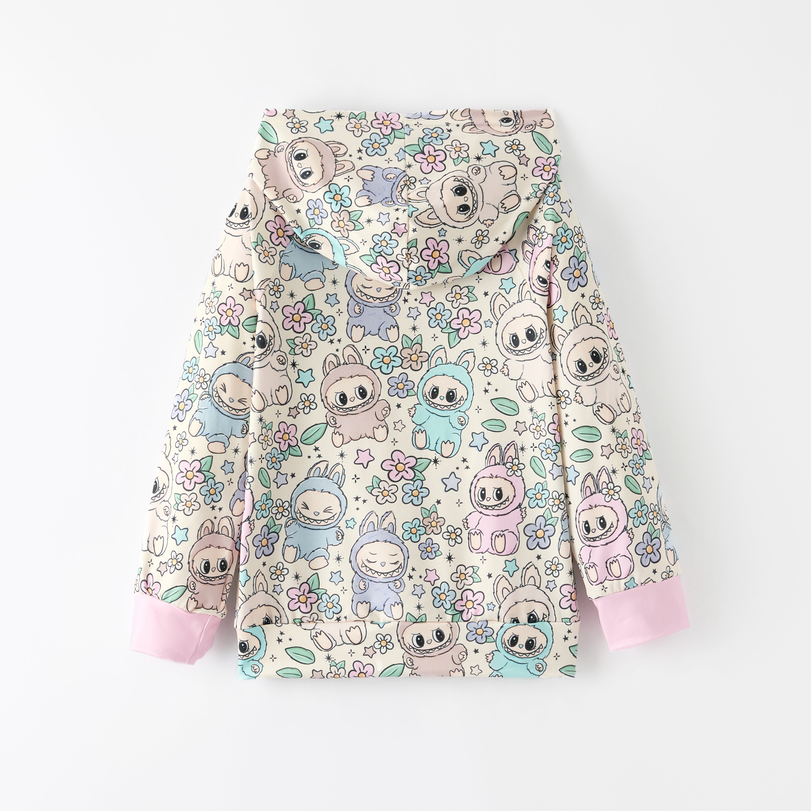 （Pre Order）Girls Summer Cartoon Print Hoodie
