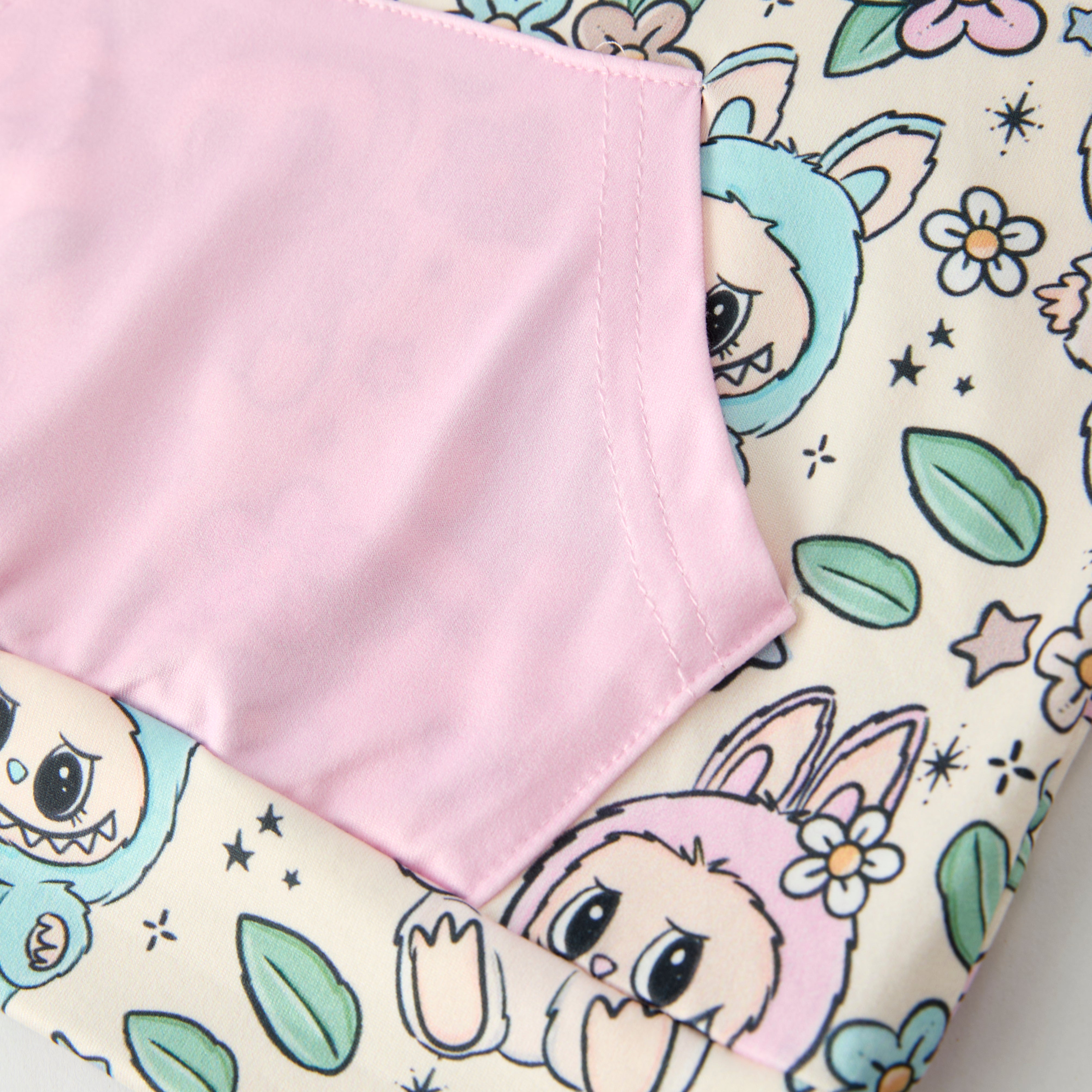（Pre Order）Girls Summer Cartoon Print Hoodie