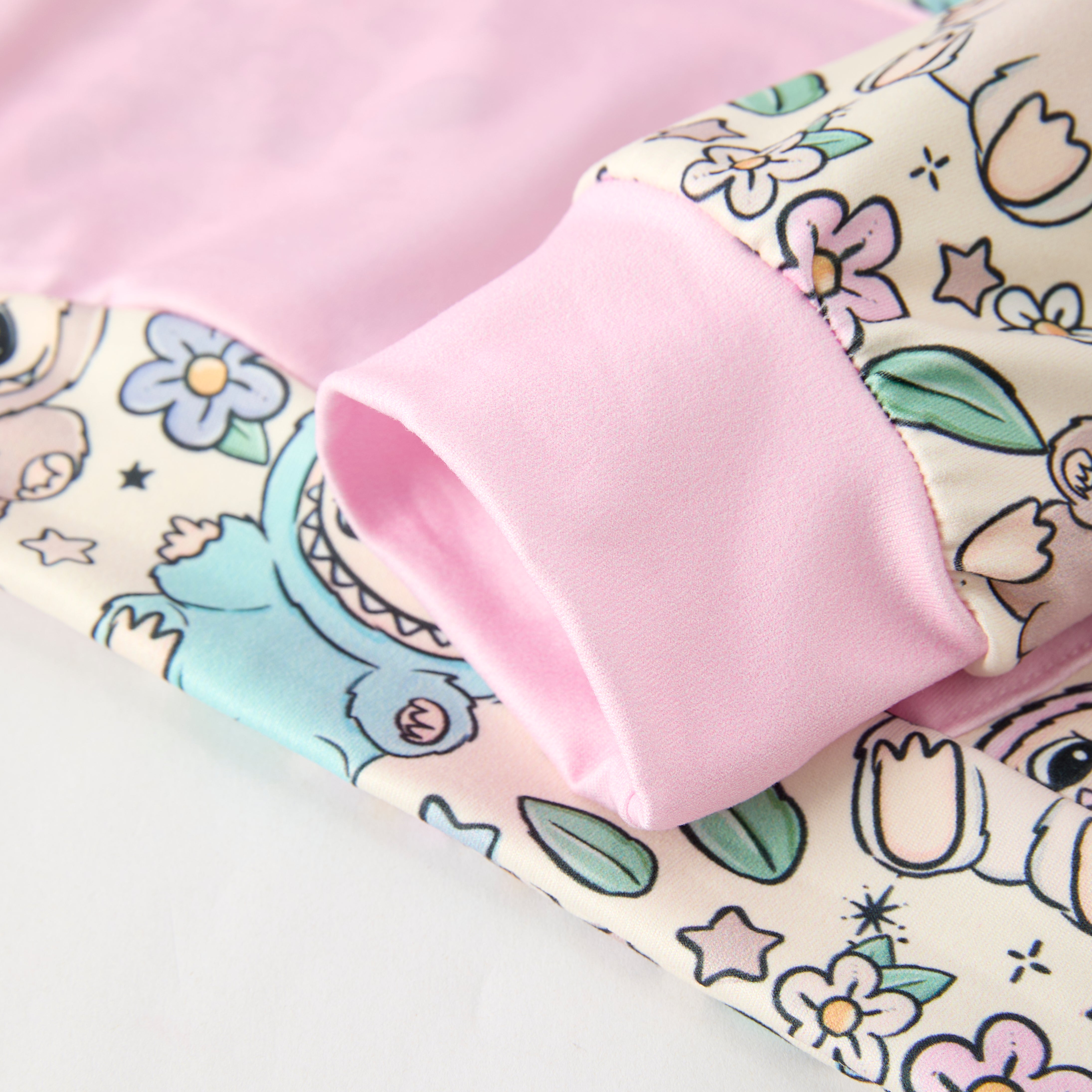 （Pre Order）Girls Summer Cartoon Print Hoodie