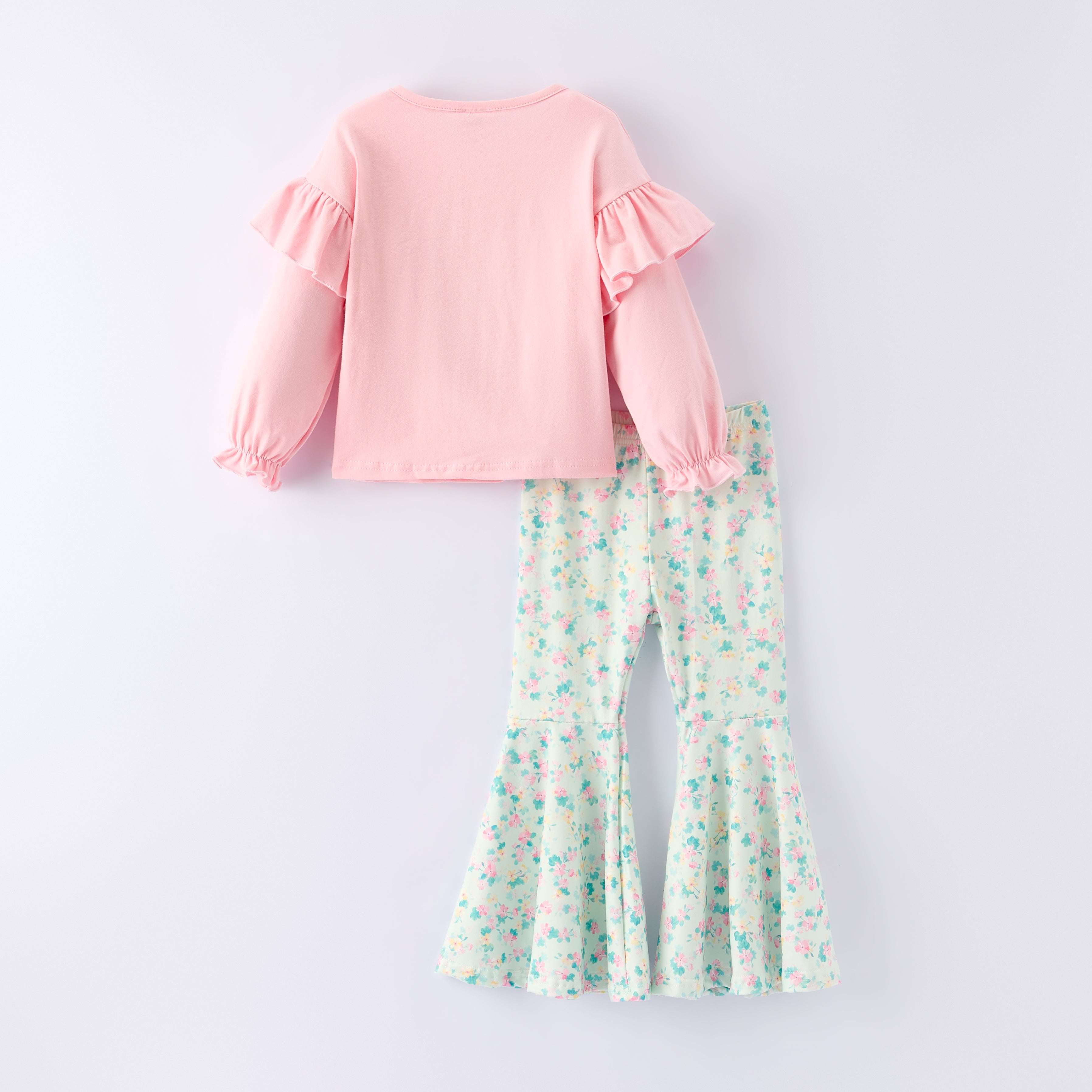 （In Stock）Girls St. Patrick's Day Shamrock Applique Outfit Set