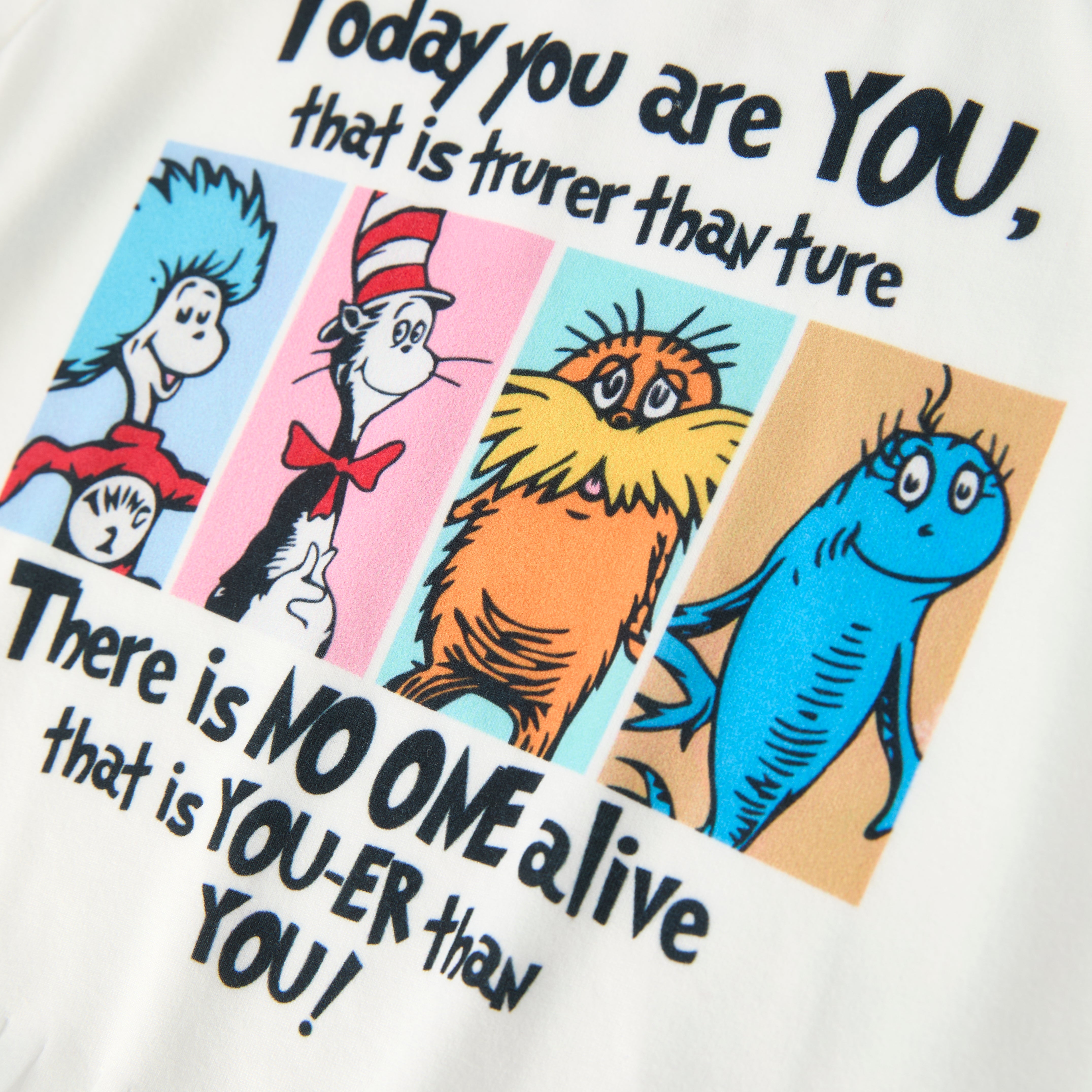 （In Stock）Girls DR SEUSS Print Outfit Set