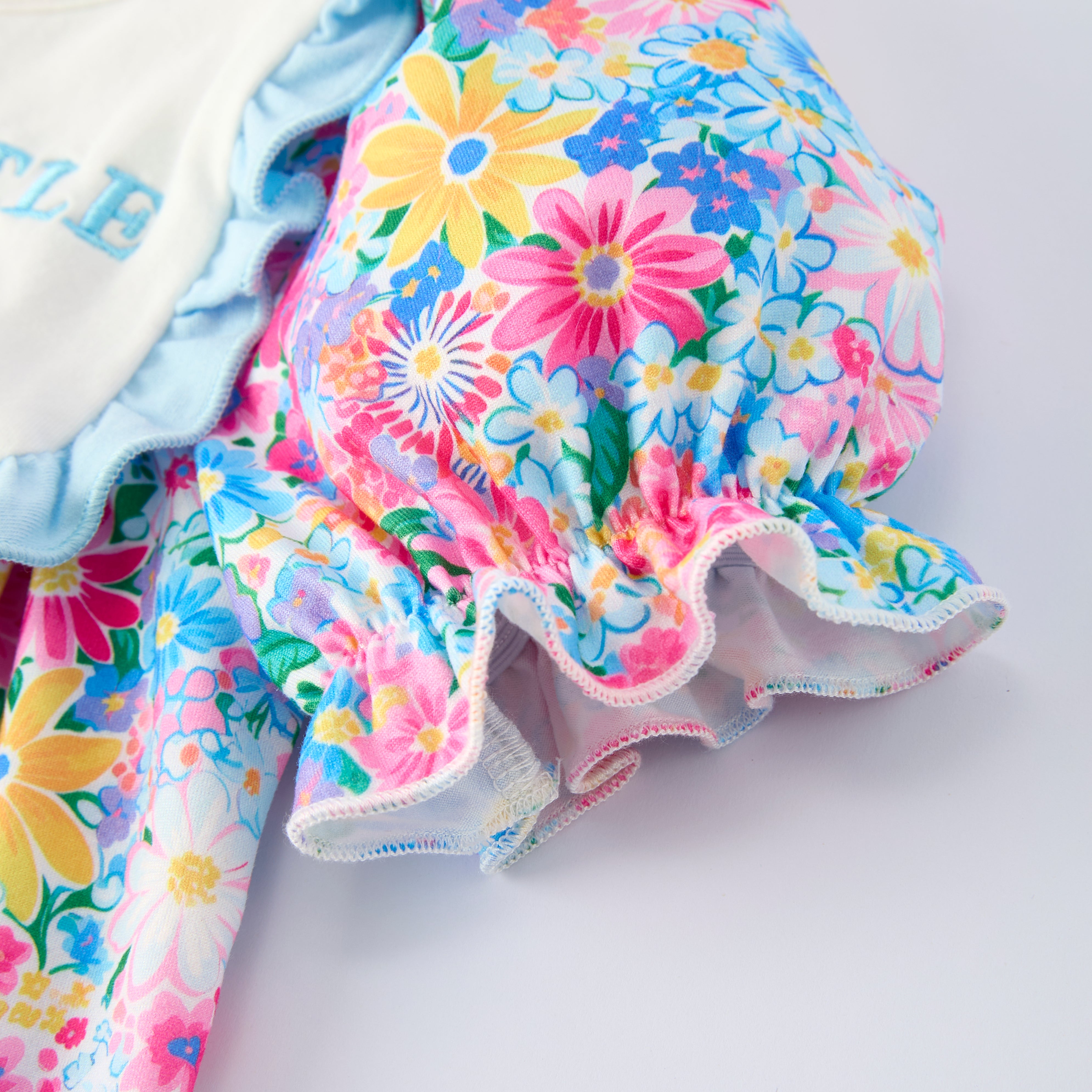 （In Stock）Siblings Mother's Day Embroidery Smocked Dress,Set&Romper