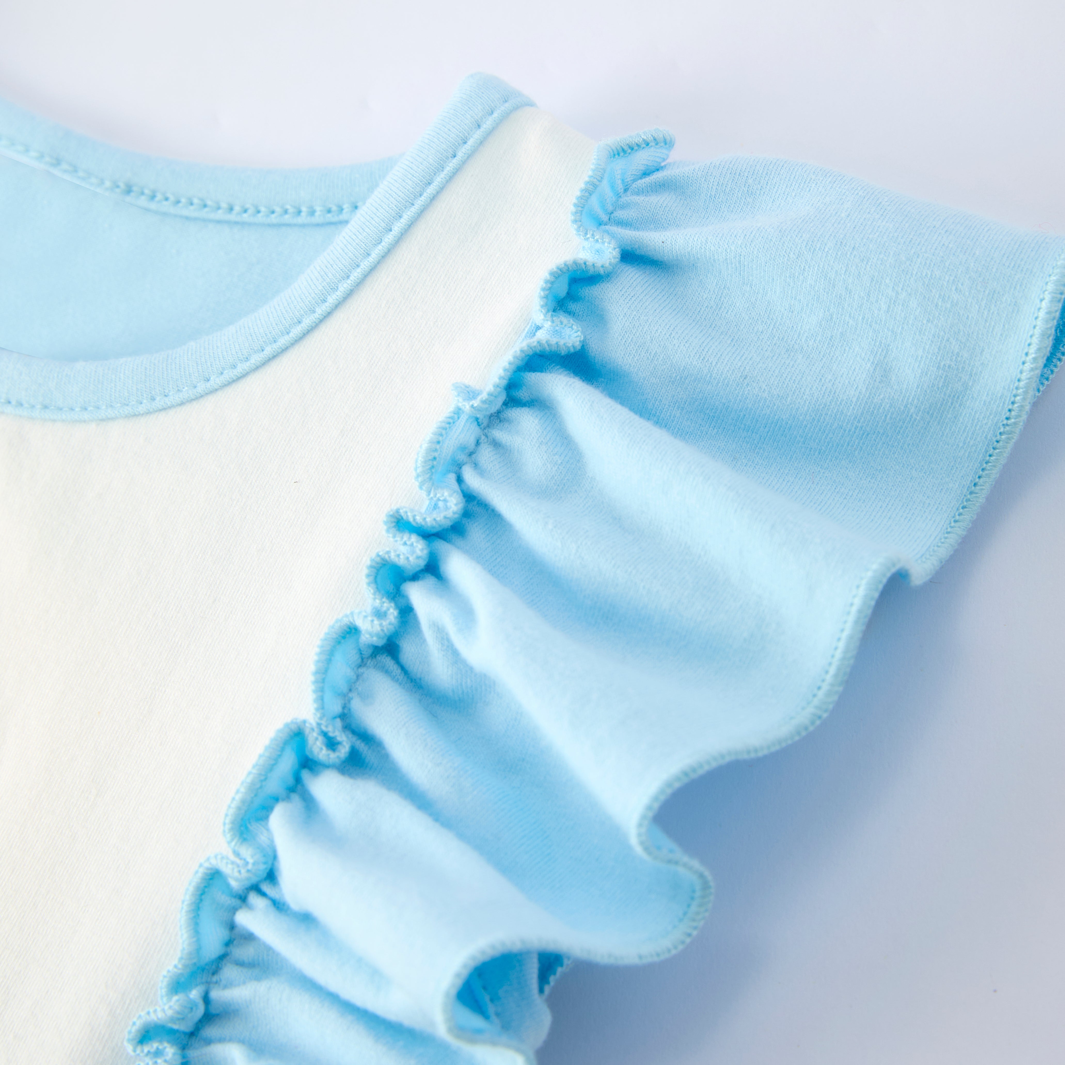 （In Stock）Siblings Easter Cross Applique Dress,Top&Romper