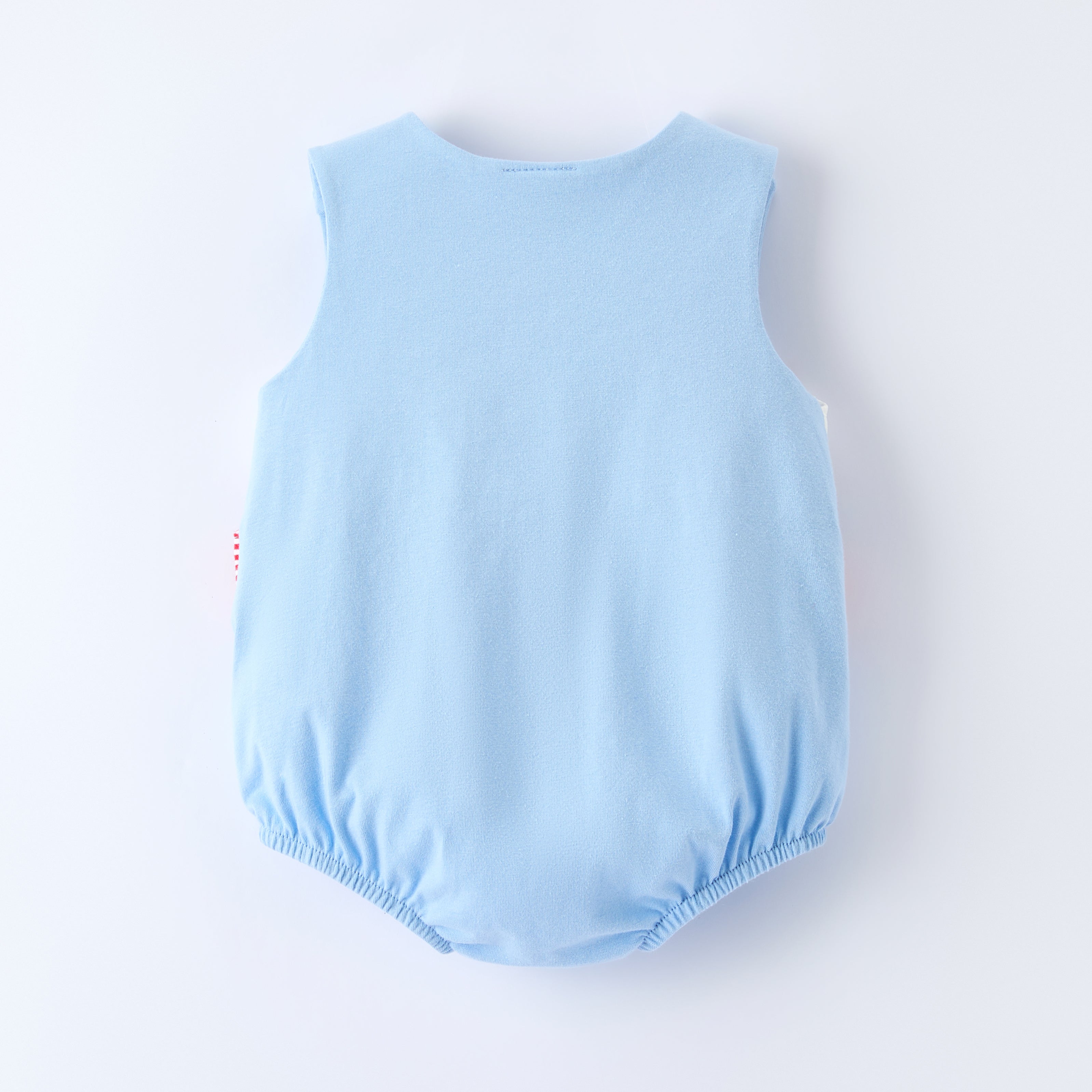 （In Stock）Toddler Boys Baseball Embroidery Smocked Romper