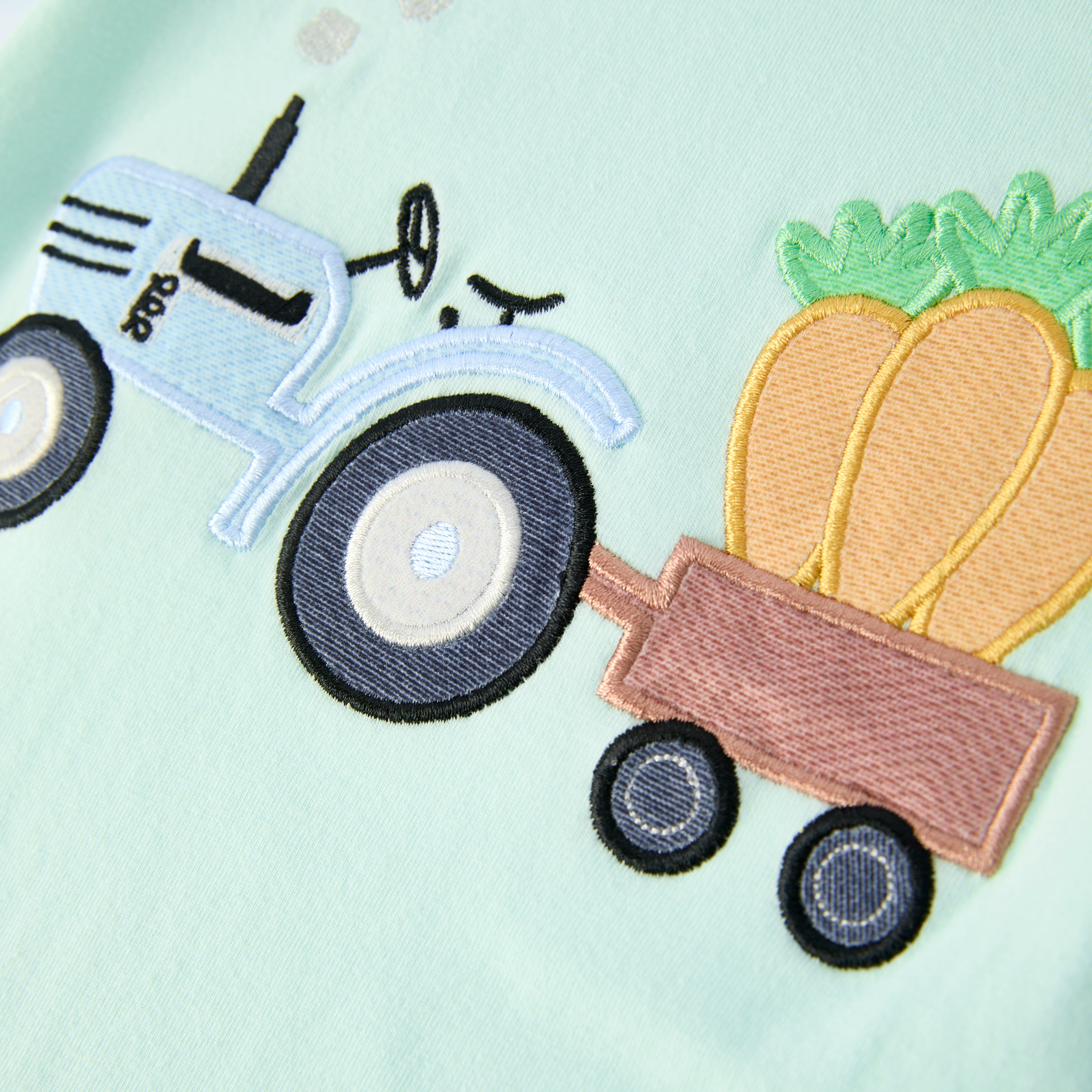 （In Stock）Toddler Boys Easter Applique Cotton Romper