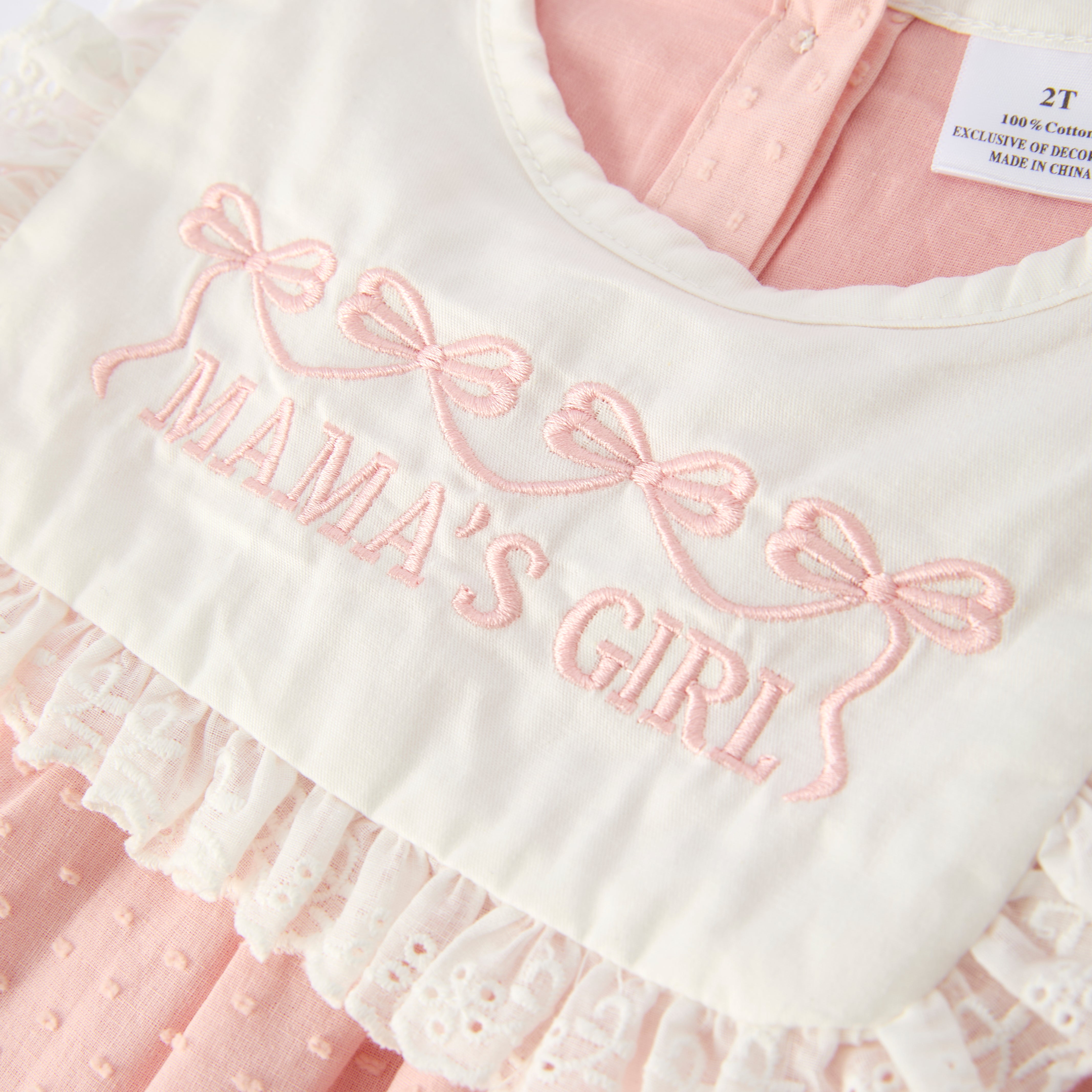 （In Stock）Sisters MAMA'S GIRL Embroidery Dress&Romper