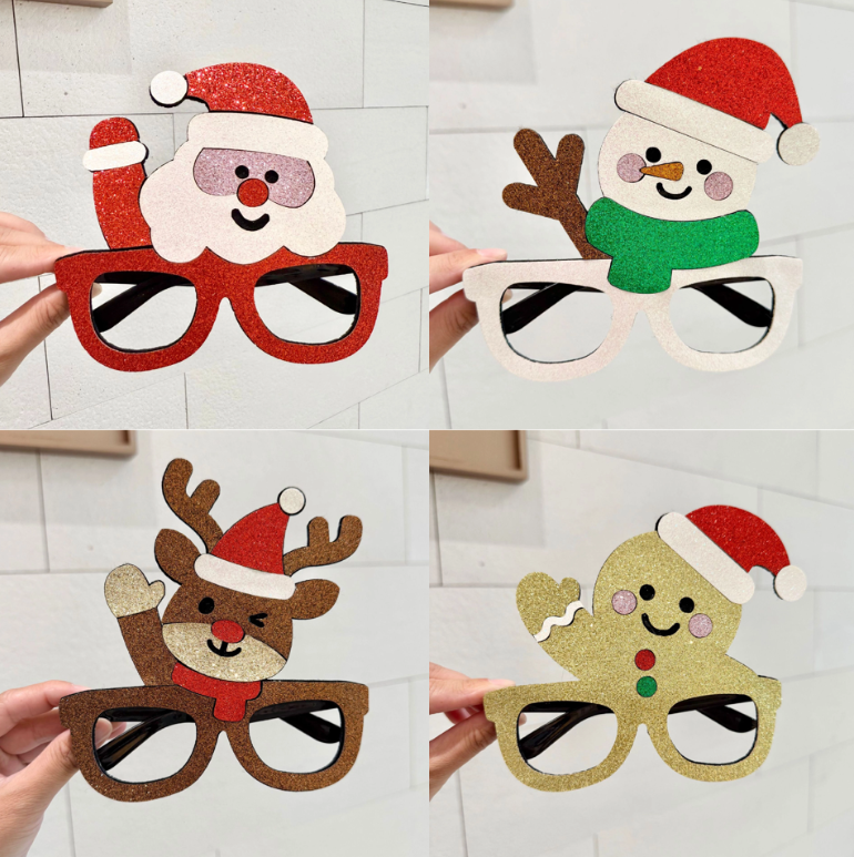 （Pre Order）Kids Christmas Glasses