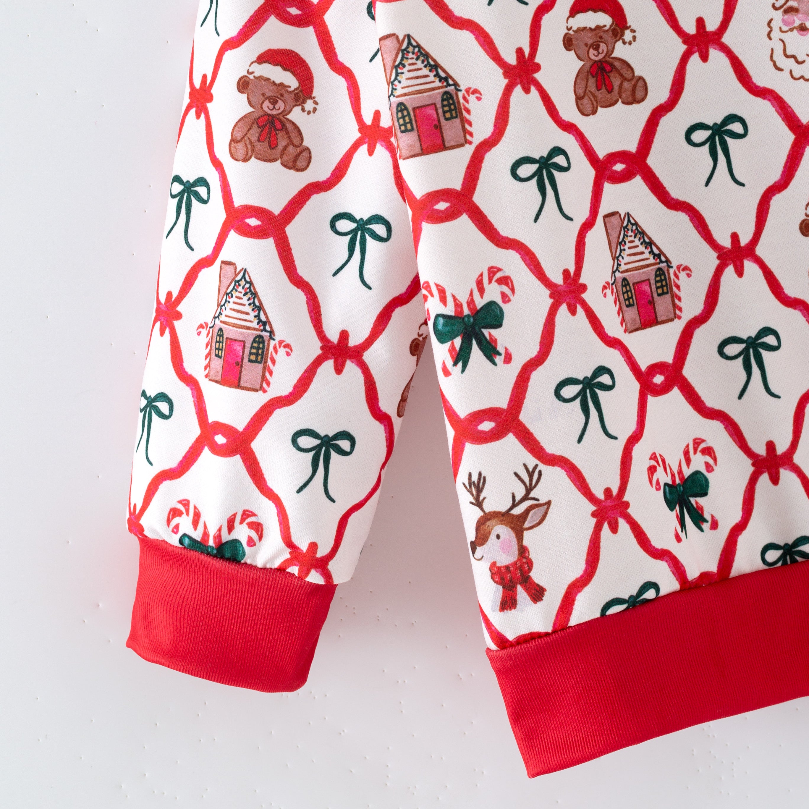 （Pre Order,Prepack Zone）Girls Christmas Print Set（Mix Size）