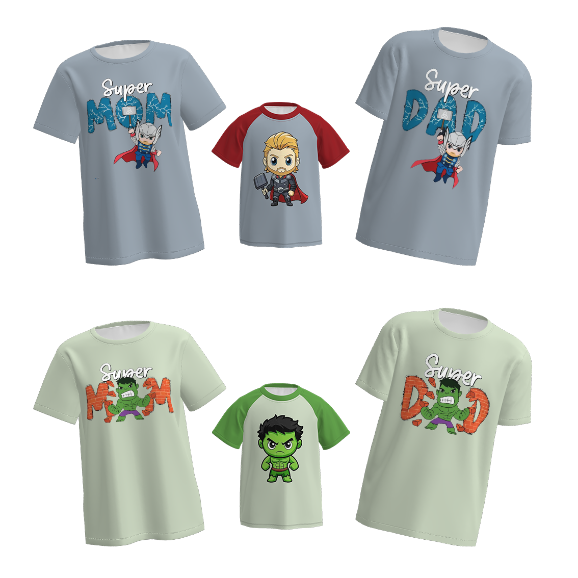（Pre Order）Family Spring and Summer Movie Character Print Top